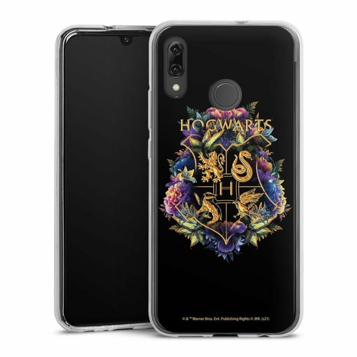 DeinDesign Handyhülle Harry Potter Hogwarts Wappen Hogwarts Emblem Huawei P Smart (2019) Silikon Hülle Bumper Case Handy Schutzhülle
