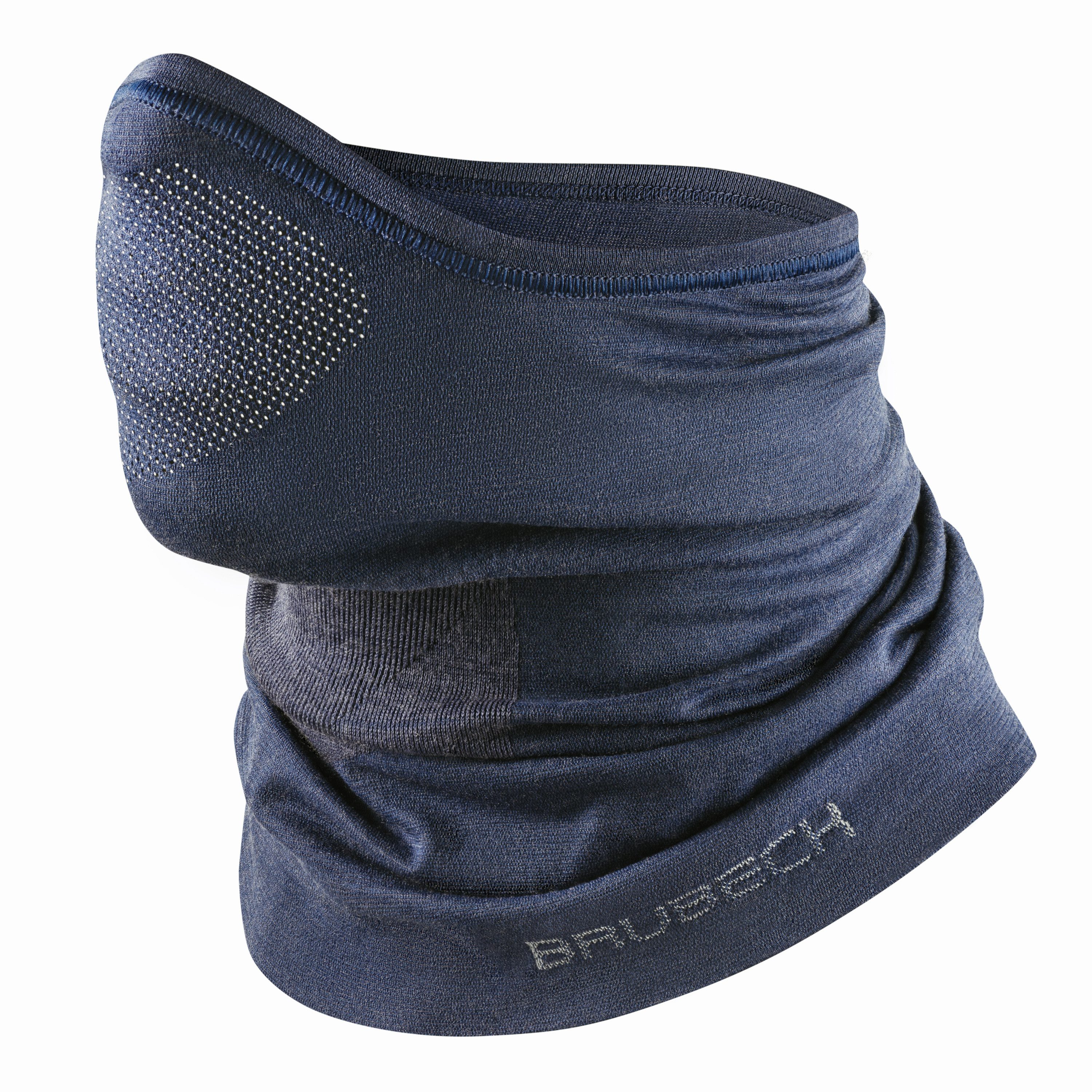 BRUBECK Sturmhaube M-Pro Halbe Sturmhaube Merinowolle Herren Damen 42% Merino Wolle atmungsaktiv, schnelltrocknend, windabweisend
