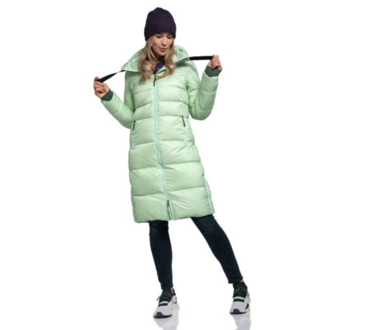 Schöffel Wintermantel Kenosha (Daunenmantel, winddicht, wasserabweisend) grün Damen