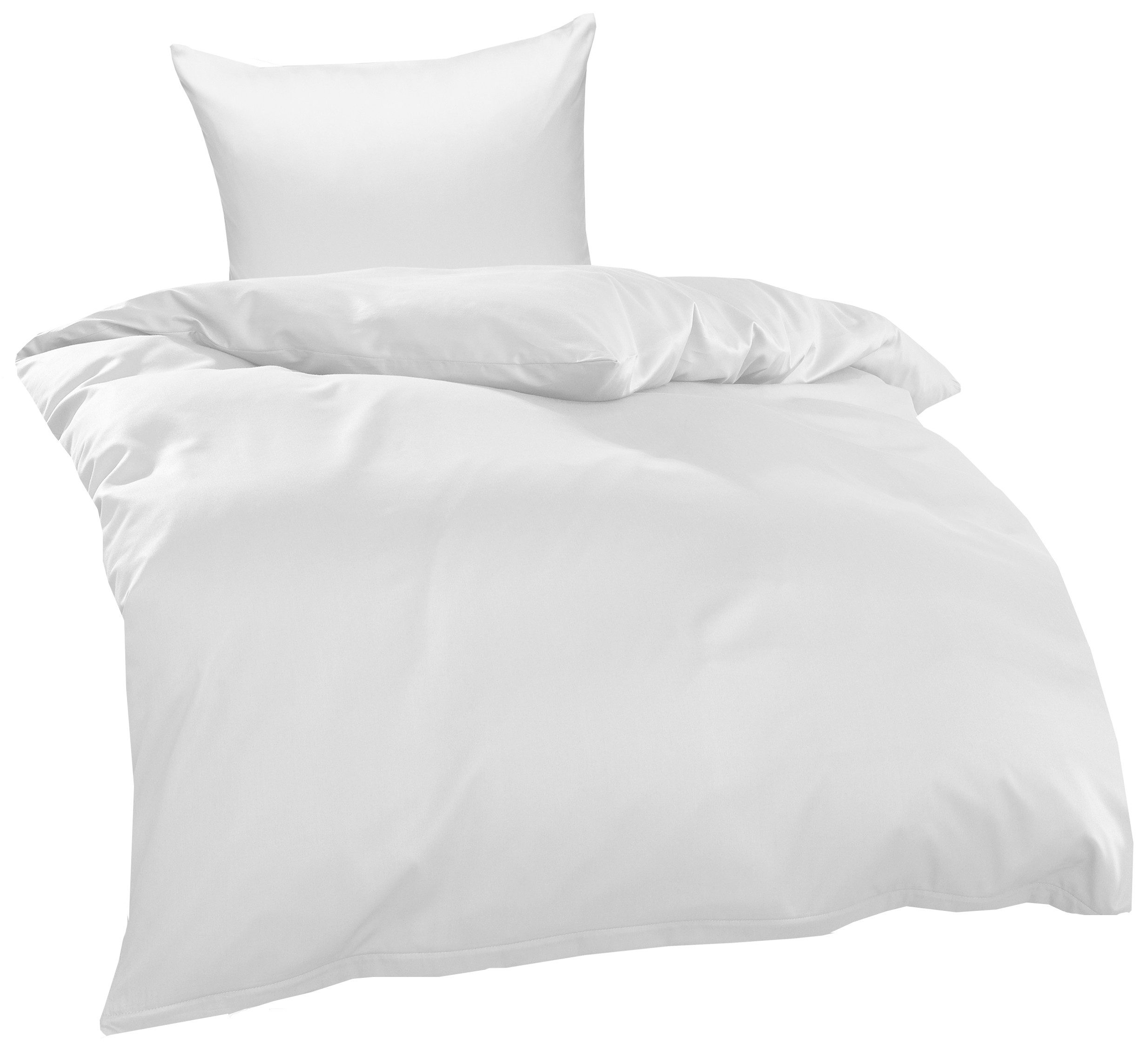 BETTWAESCHE-MIT-STIL Bettwäsche TENCEL™ Lyocell Bettwäsche uni einfarbig, Lyocell, 2 teilig