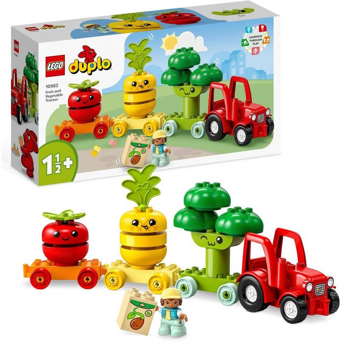 LEGO® Konstruktionsspielsteine Obst- und Gemüse-Traktor (10982) LEGO® DUPLO My First (19 St)
