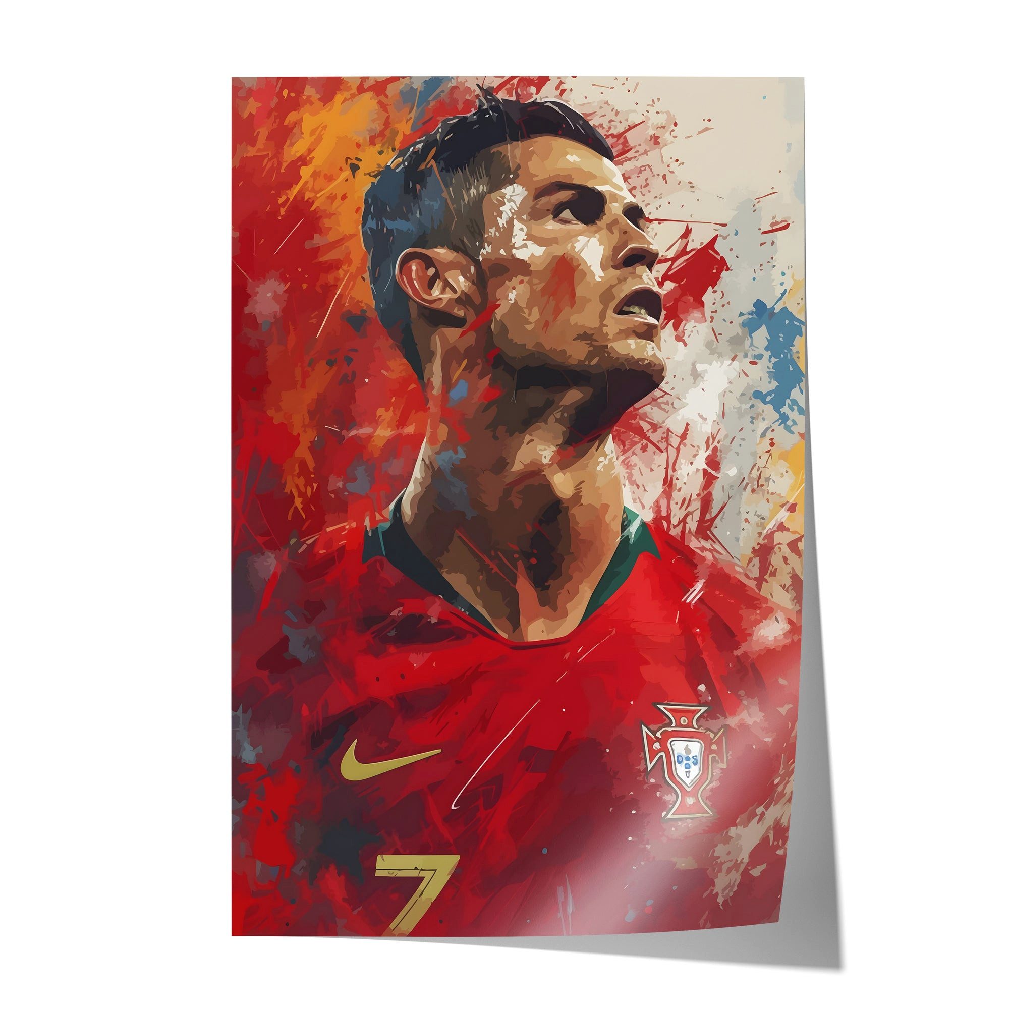 JUSTGOODMOOD Poster Premium ® Fußball Legende Cristiano Ronaldo Portugal · günstig online kaufen