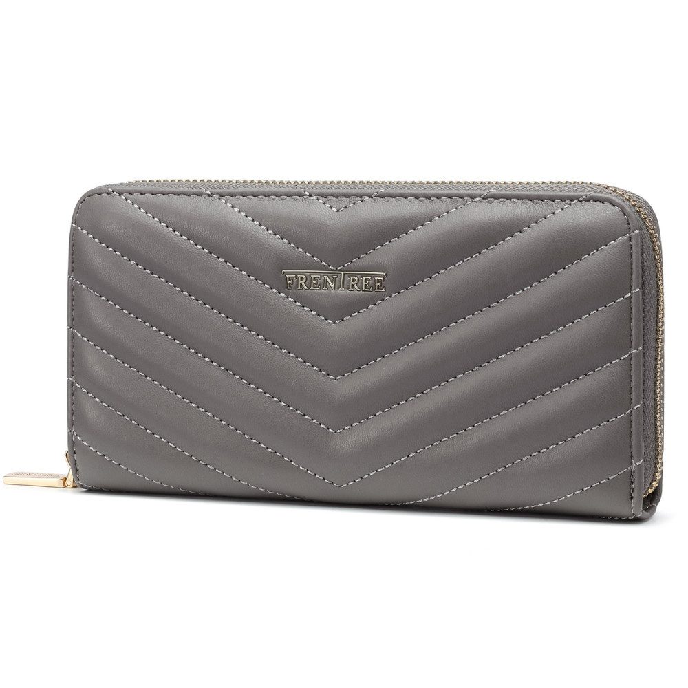 Frentree Geldbörse Gestepptes Damen Portemonnaie mit RFID-Schutz & Handyfac günstig online kaufen