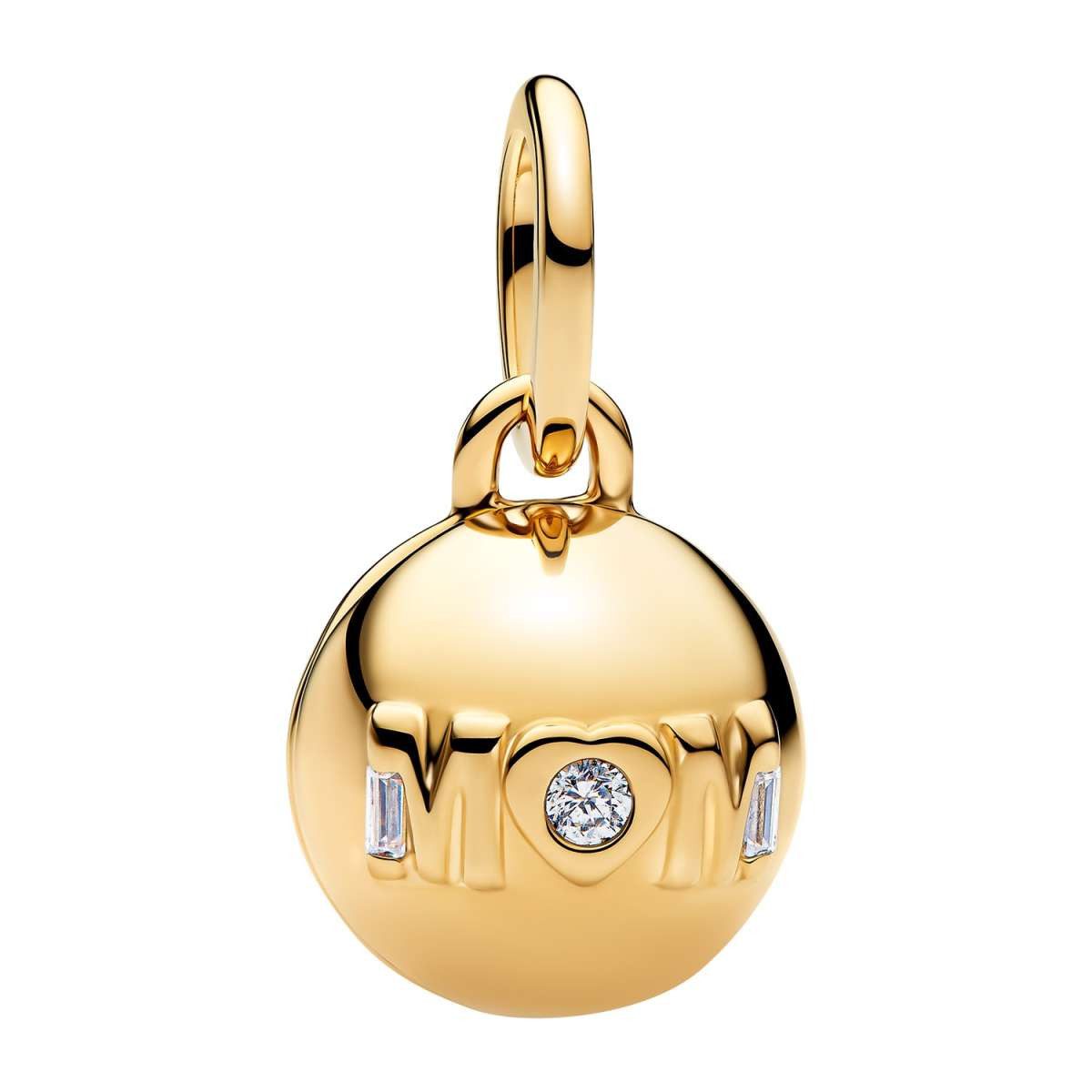 Pandora Bead 764457C01, Anhänger Mum Kugelverschluss Goldfarben