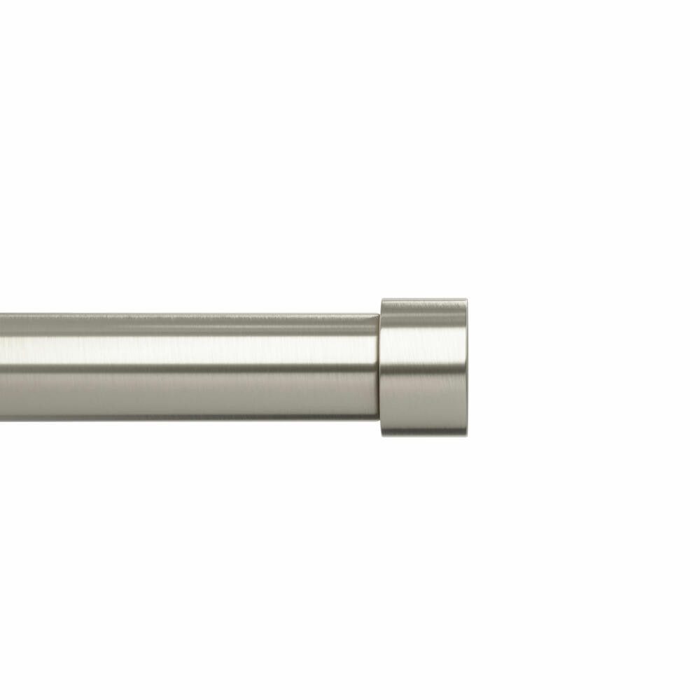 Umbra Gardinenstange Cappa Nickel 168 - 305 cm, ausziehbar, Stahl, Kunststoff