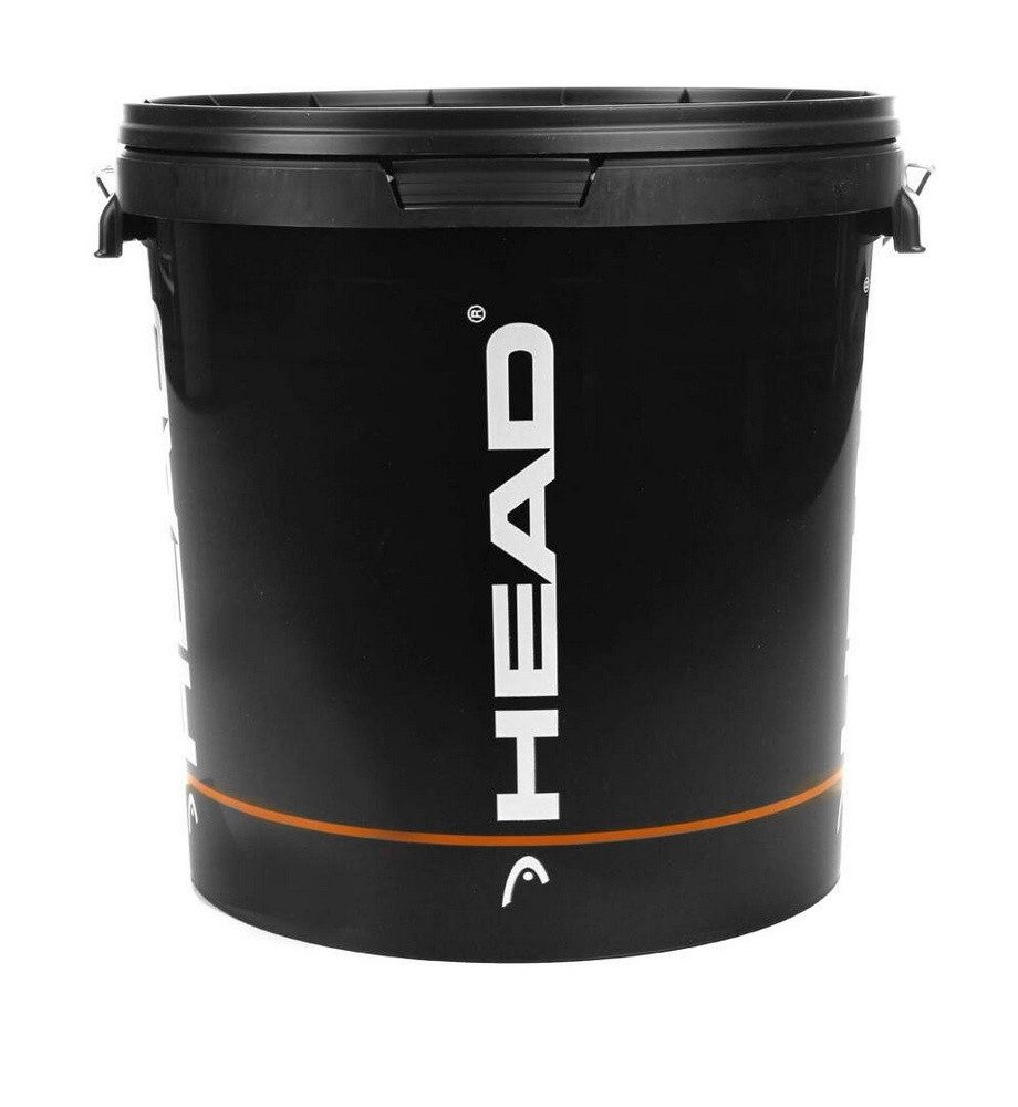 Head Tennisball Balleimer Plastik (für maximal 72 Tennisbälle) leer schwarz - 1 Eimer