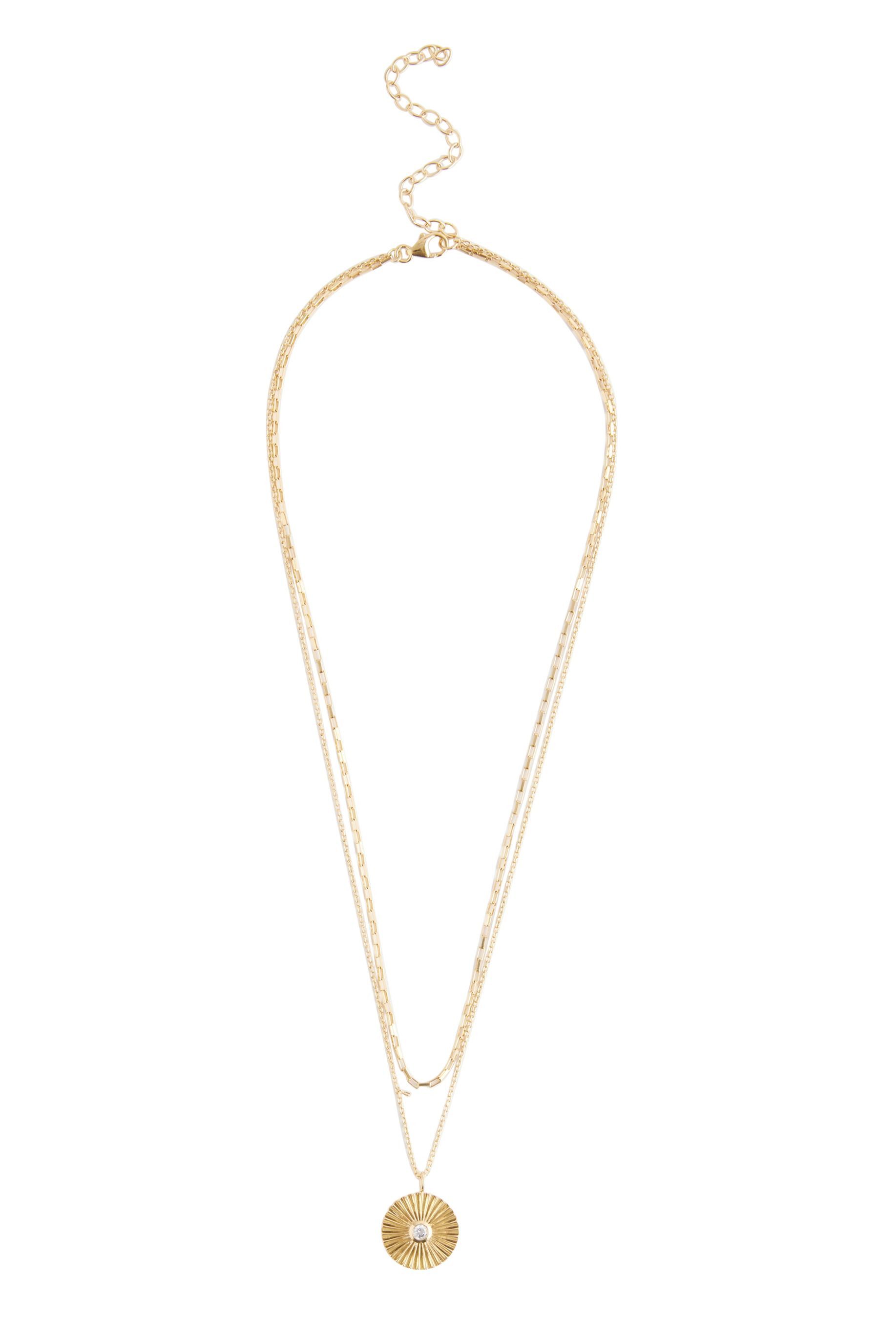 Next Kette mit Anhänger Zweireihige Ket...