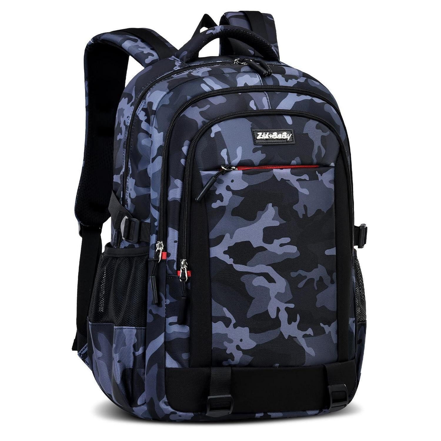 LuxusKollektion Schulranzen Schulrucksack Teenager Jungen Marineblau Camouflage