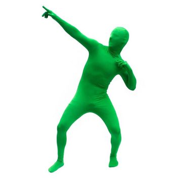 Goods+Gadgets Kostüm Green Man Morph Anzug, Ganzkörper Spandex Body Suit