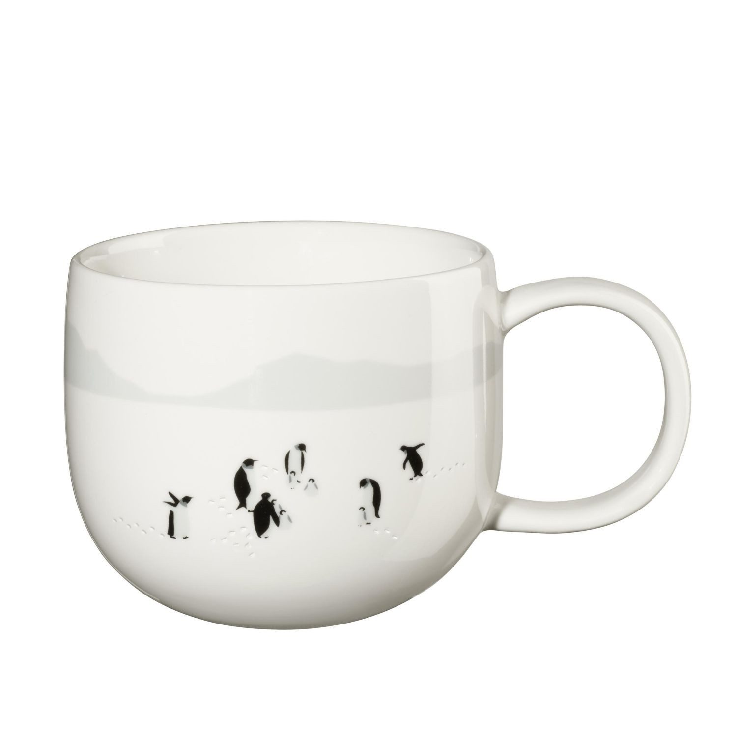 ASA SELECTION Tasse Joy Snow Tracks South Pole 400 ml, Porzellan