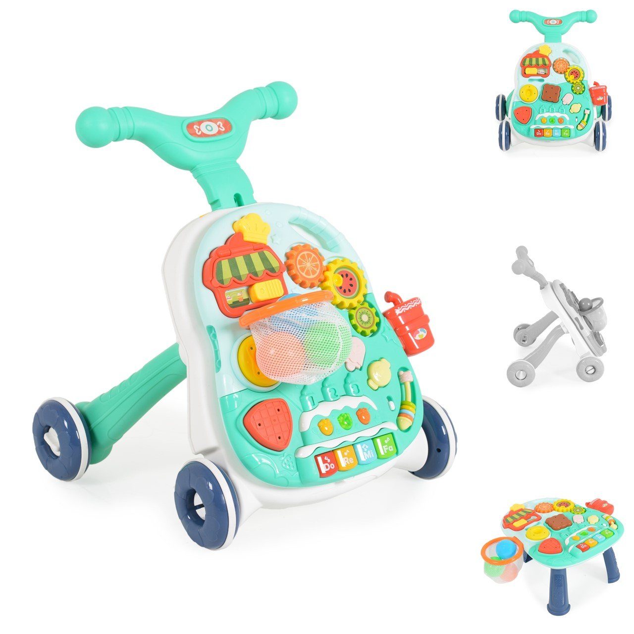 Lauflernhilfe Lauflernwagen 2 in 1 Korb