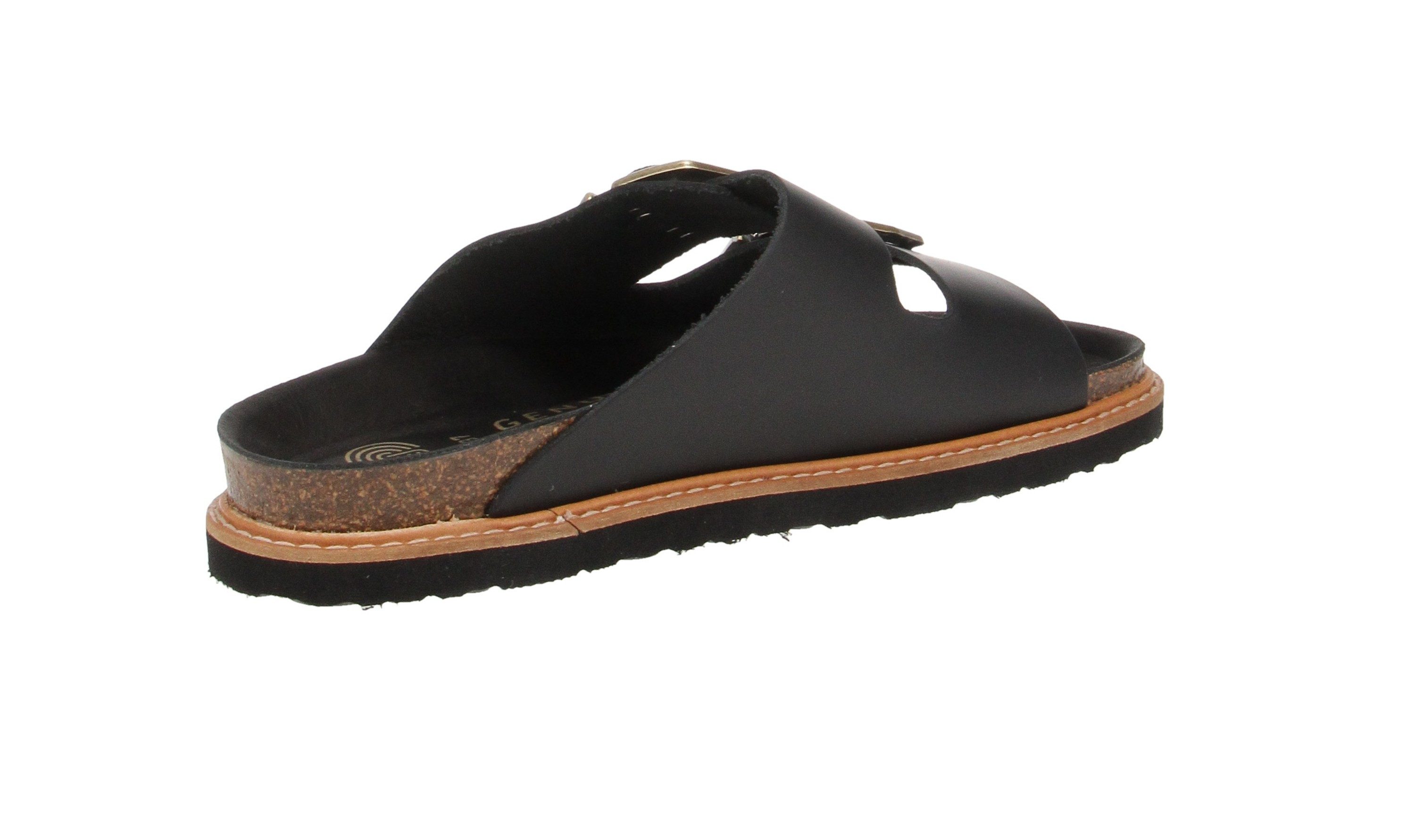 GENUINS Genuins G105683 Galia Leather - Damen Schuhe Pantoletten - Dress-Black Sandale