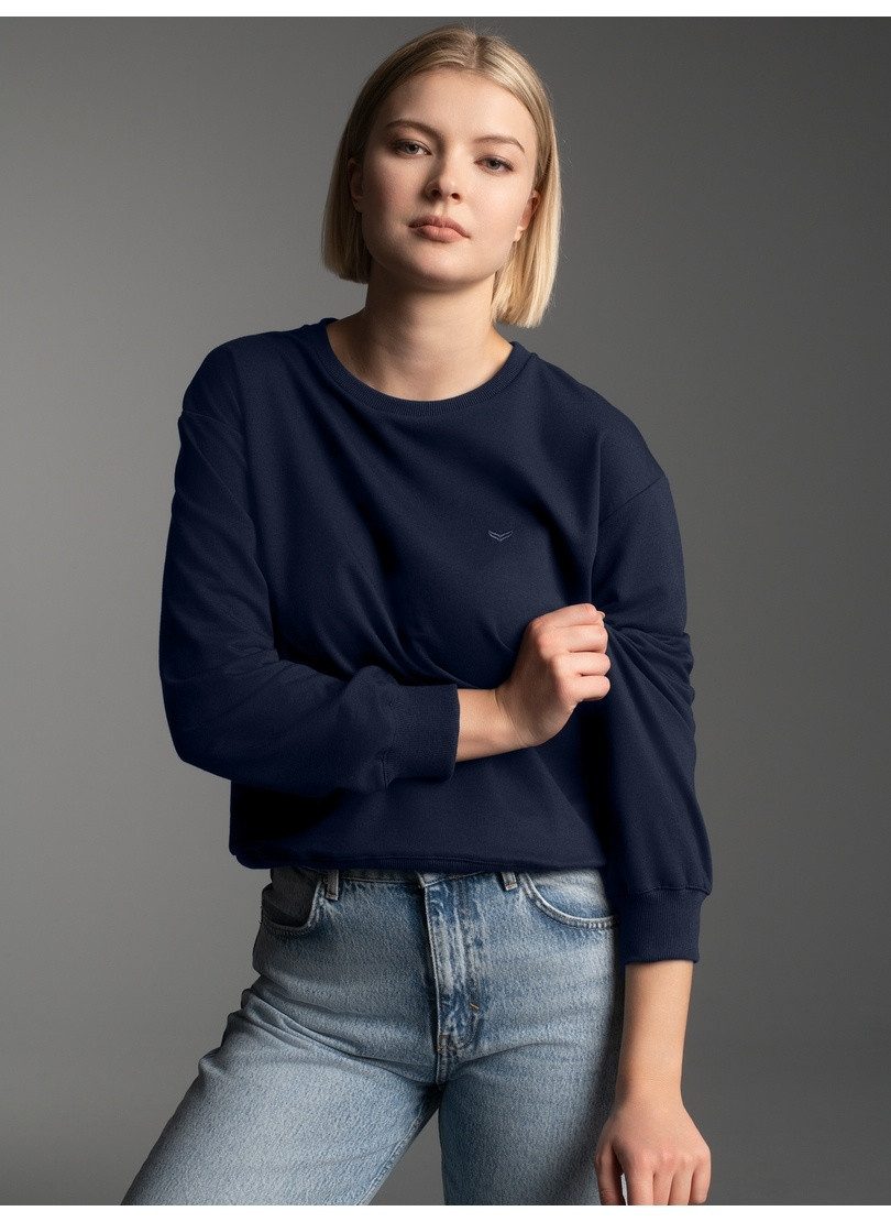Trigema Sweatshirt TRIGEMA Dünnes Sweatshirt