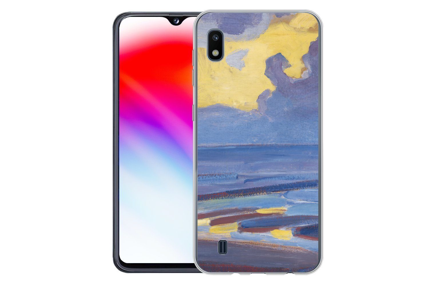 MuchoWow Handyhülle für Samsung Galaxy A10 Am Meer - Piet Mondrian, Smartphone-Bumper, Print, Handy Schutzhülle Dünn