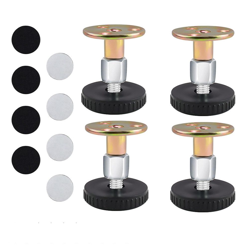 Coonoor Stellfuß Verstellbare Мебліfüße, 4 Stück Мебліfüße Höhenverstellbar, für Tische, Меблі oder Gerätefüße