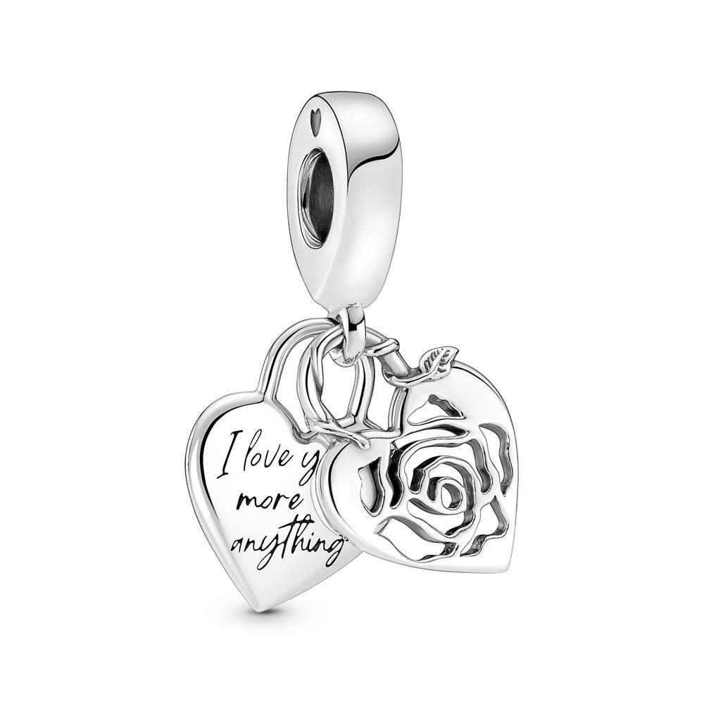 Charm-Einhänger Pandora Charm Anhänger "Herzförmiges Vorhängeschloss" Silber 790086C00