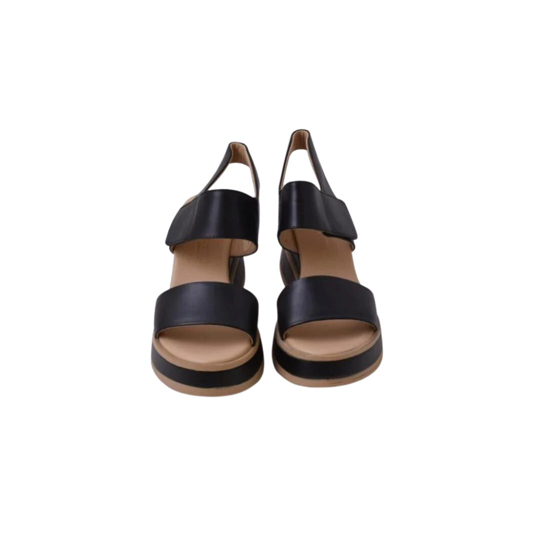 LaMarta Riemchensandalen aus Leder in Schwarz günstig online kaufen