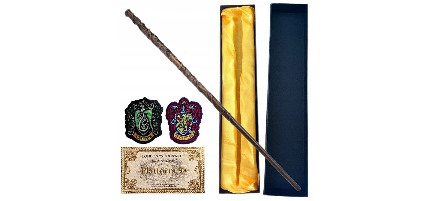 Kostüm Hermine Granger Harry Potter Zauberstab Bilet Hogwarts 2 Anstecknadeln
