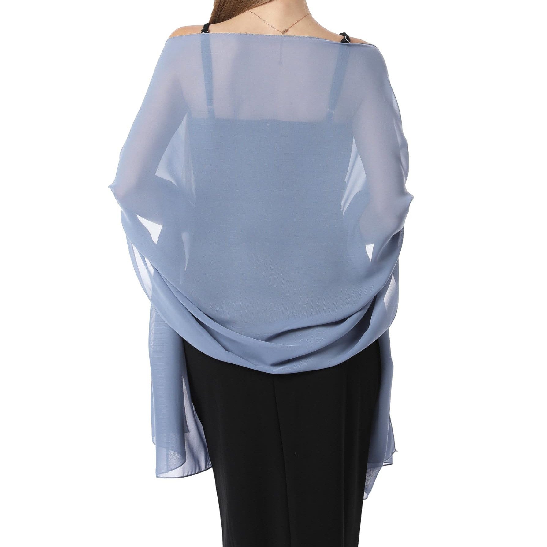 Zaewry Modeschal Damen Schal – Elegante leichte Stola, weich fließend, (1-St), ideal für Abendkleid, Hochzeit & festliche Anlässe