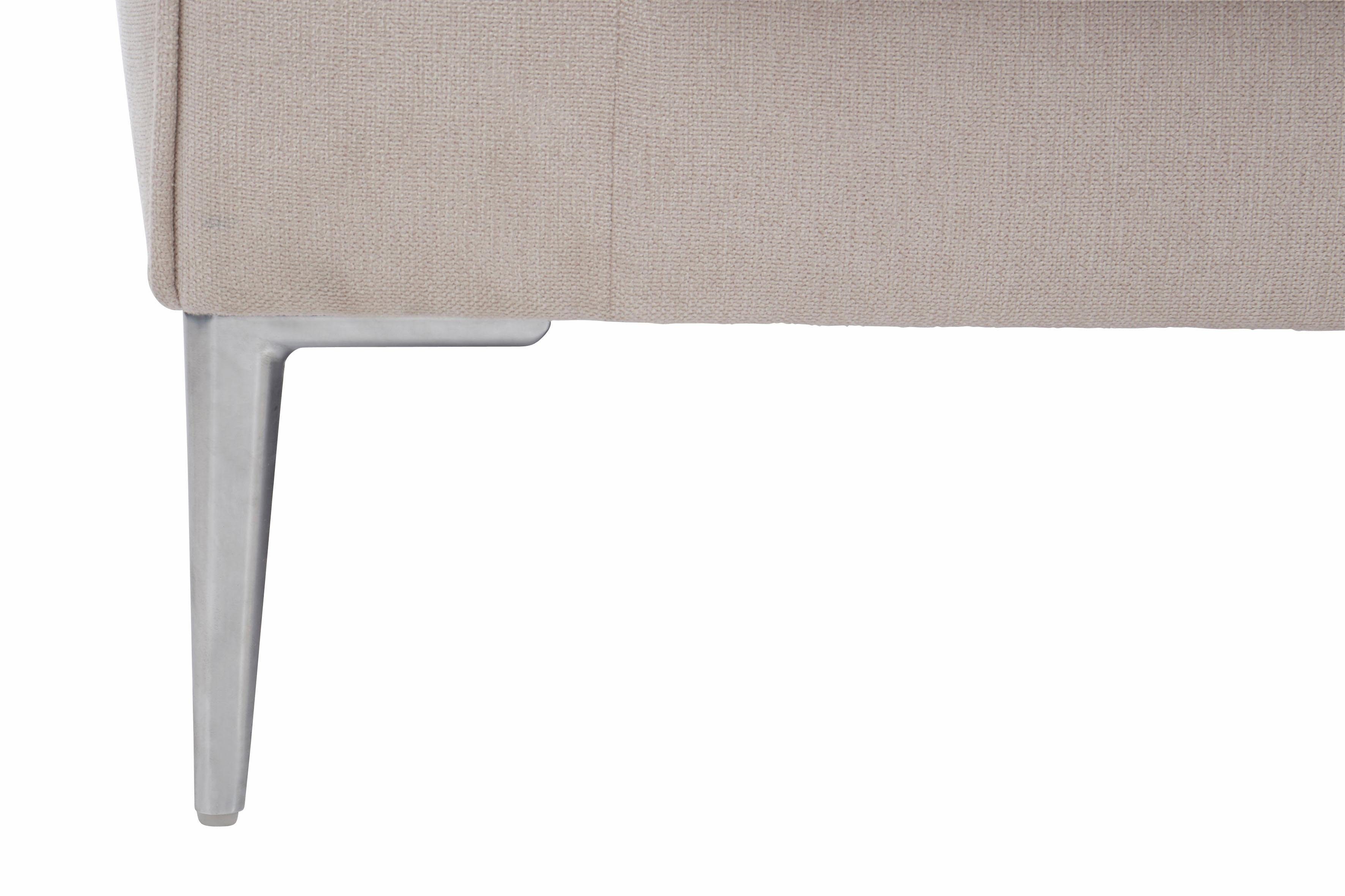 TRENDMANUFAKTUR 2,5-Sitzer Lille, modern, zeitlos und bequem, Komfortsitzhöhe 46cm, Breite 237 cm