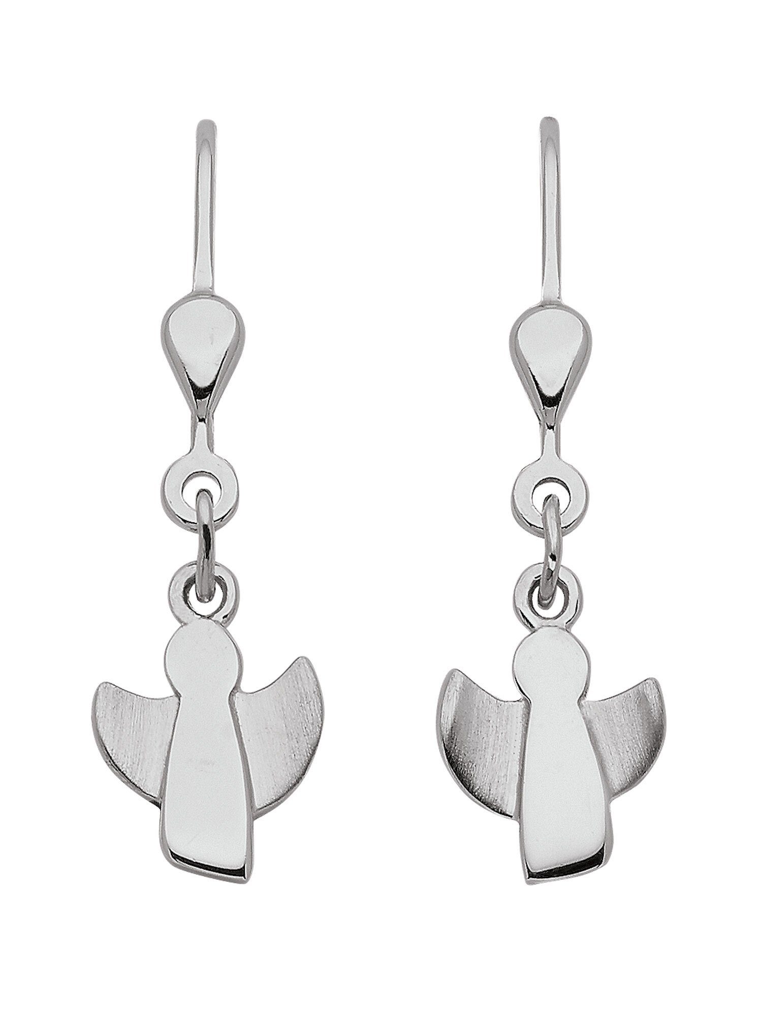 Adelia´s Paar Ohrhänger 925 Silber Silberschmuck Ohrhänger, mm 9 Höhe - Maße Breite 8,1 - Ohrringe mm für Damen
