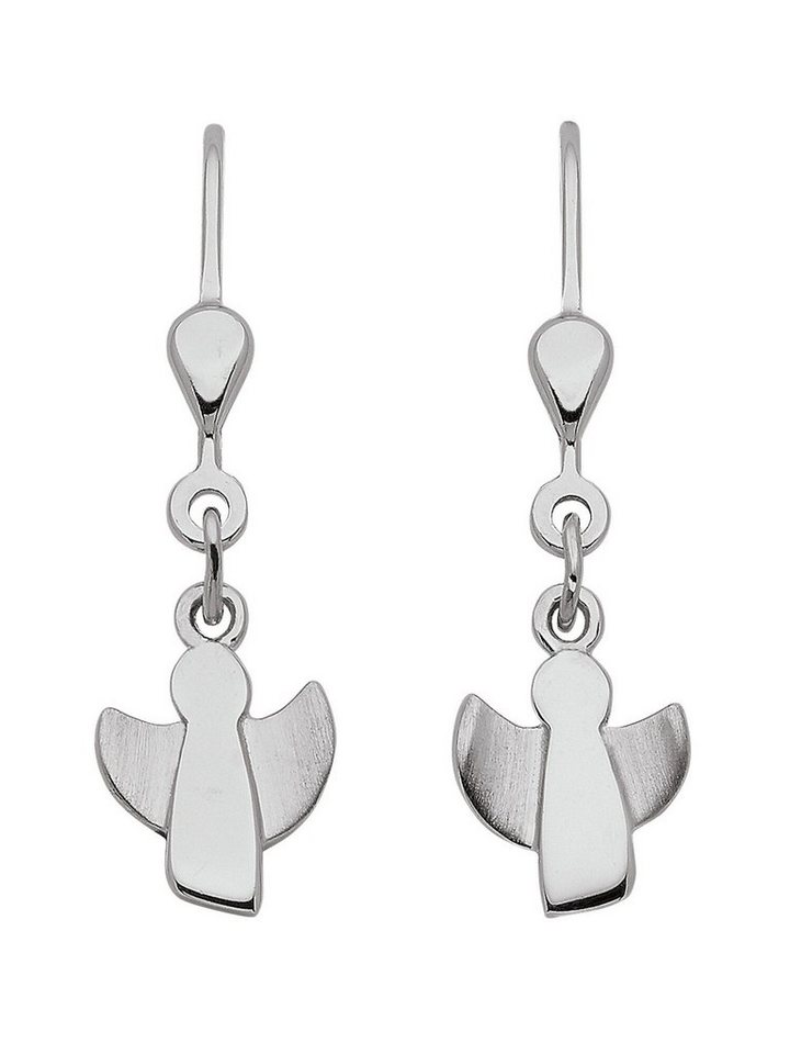 Adelia´s Paar Ohrhänger 925 Silber Ohrringe Ohrhänger, Silberschmuck für  Damen, Maße - Breite 8,1 mm - Höhe 9 mm