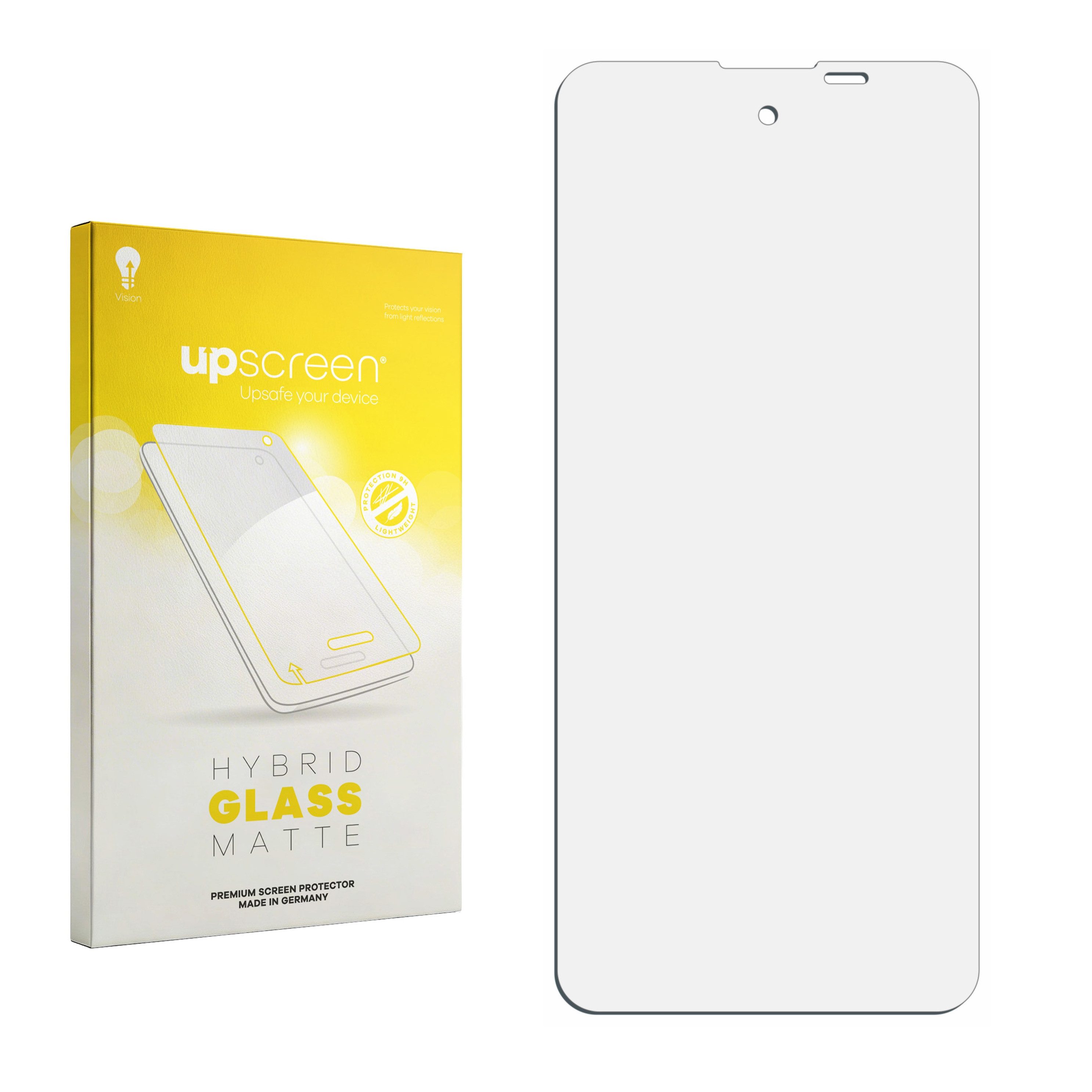 upscreen Displayschutzglas Folie für Blackview Fort 5, Schutzfolie Glas Panzer Display Schutz matt