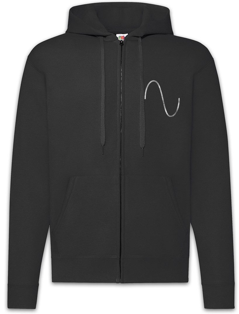 Sweatjacke Wave Sine Zipper Hoodie Synthesizer Electro Techno LFO Musik Music DJ