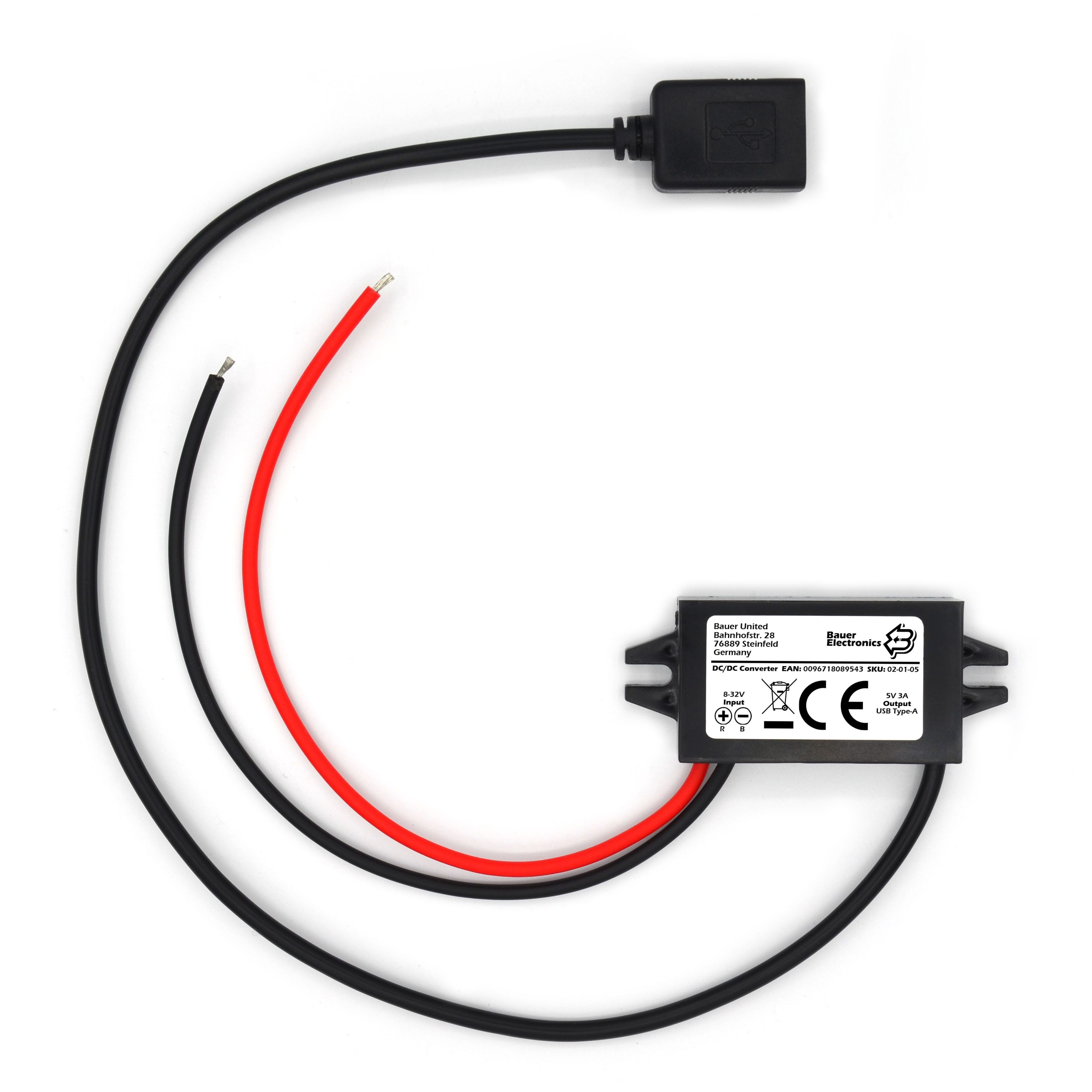 Spannungswandler 12V USB, 12V auf 5V, 24V USB
