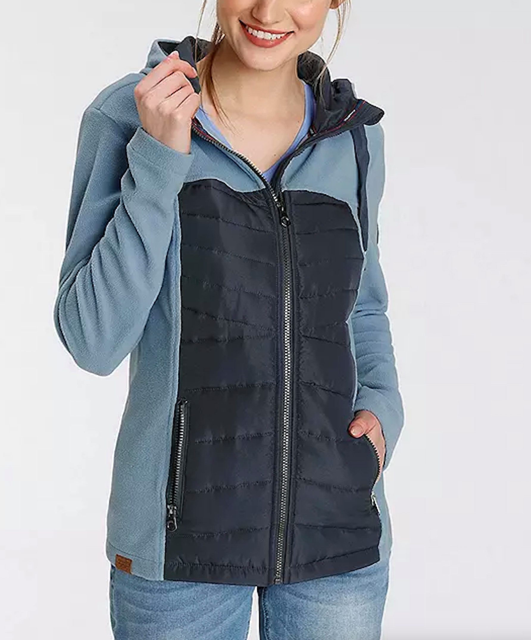 Keskin Collection Steppjacke Fleece Stepp Jacke günstig online kaufen