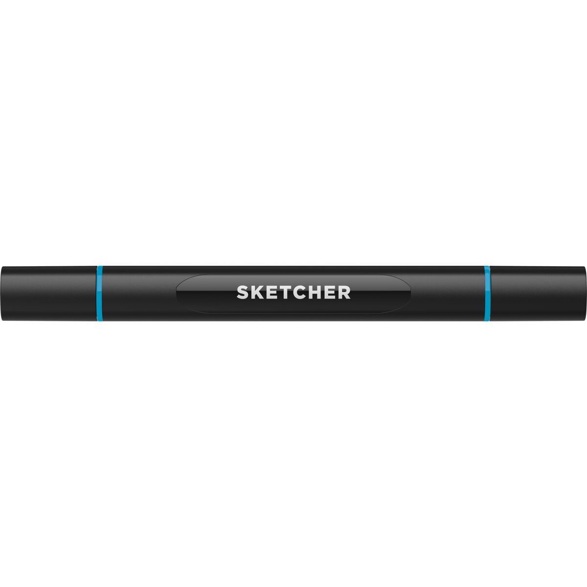 Filzstift Twinmarker Sketcher brush+chisel B 240 pfauenblau.