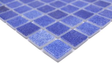 Mosani Mosaikfliesen Mosaikfliese Poolmosaik Schwimmbadmosaik dunkelblau