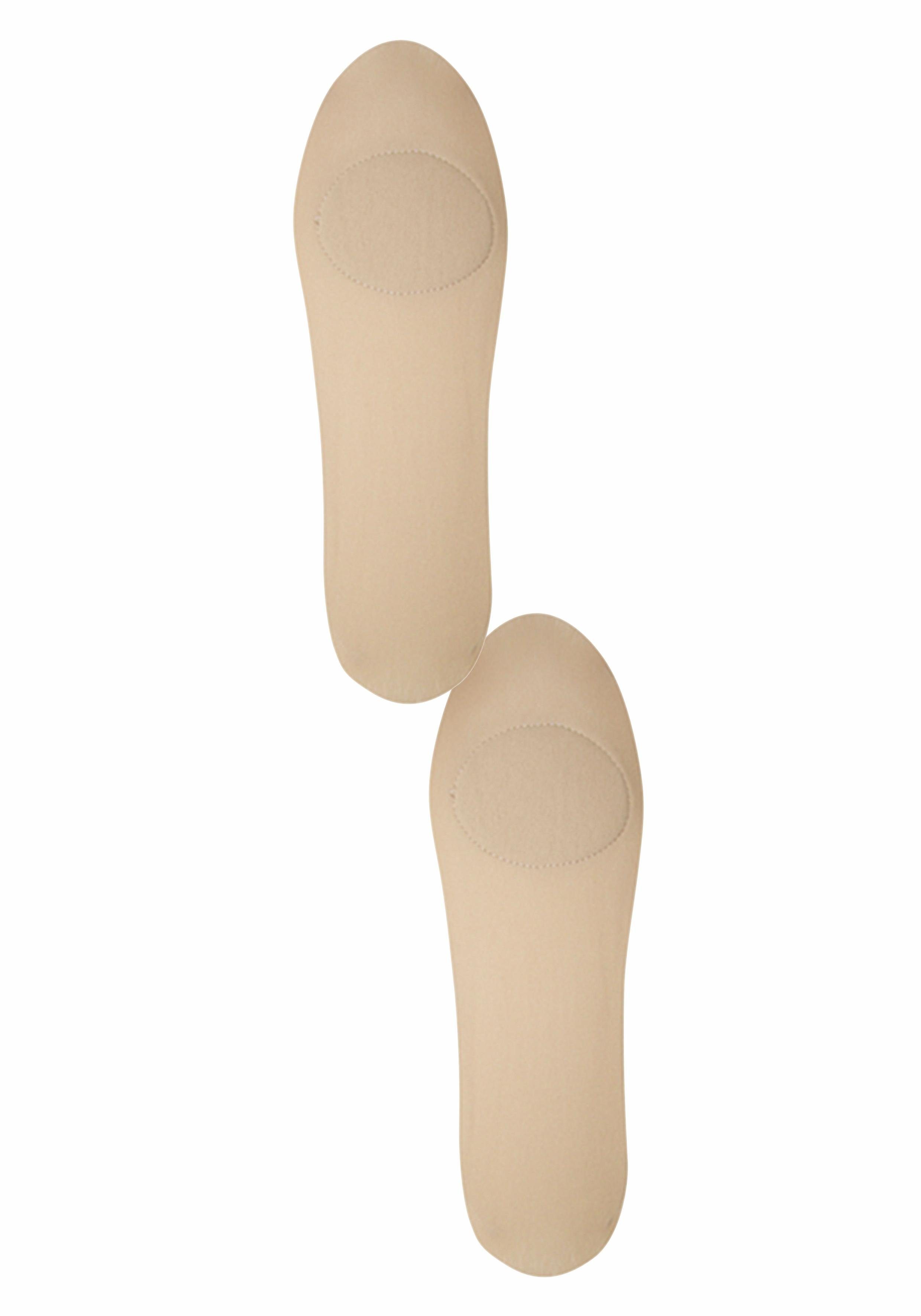 Vivance by Lascana Füßlinge Ultra Low Cut Füßlinge Unsichtbare Socken mit Pad für High Heels (Set, 2-Paar) mit Ballenpolster für Loafer, Ballerina – Bild 4 von 5