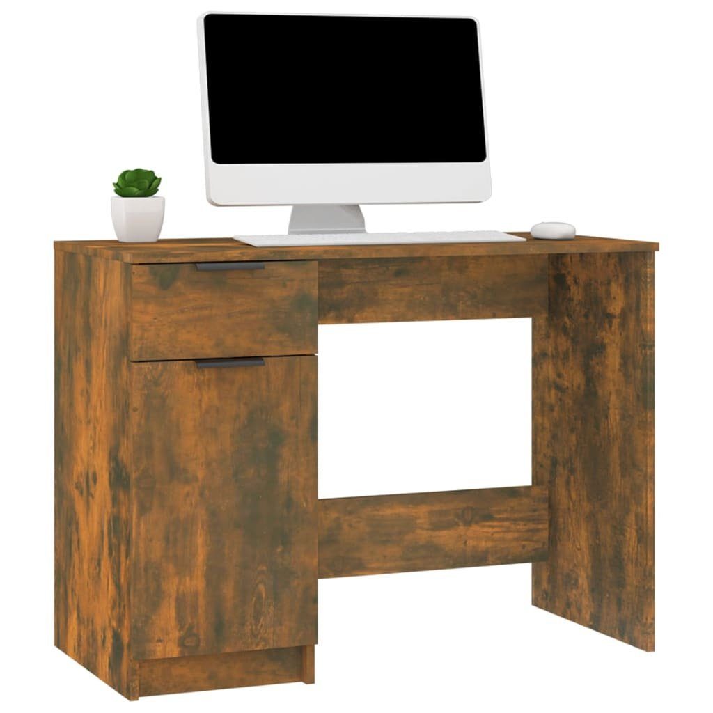 Schreibtisch 100x50x75 cm | Holzwerkstoff vidaXL Räuchereiche Räuchereiche Räuchereiche Schreibtisch