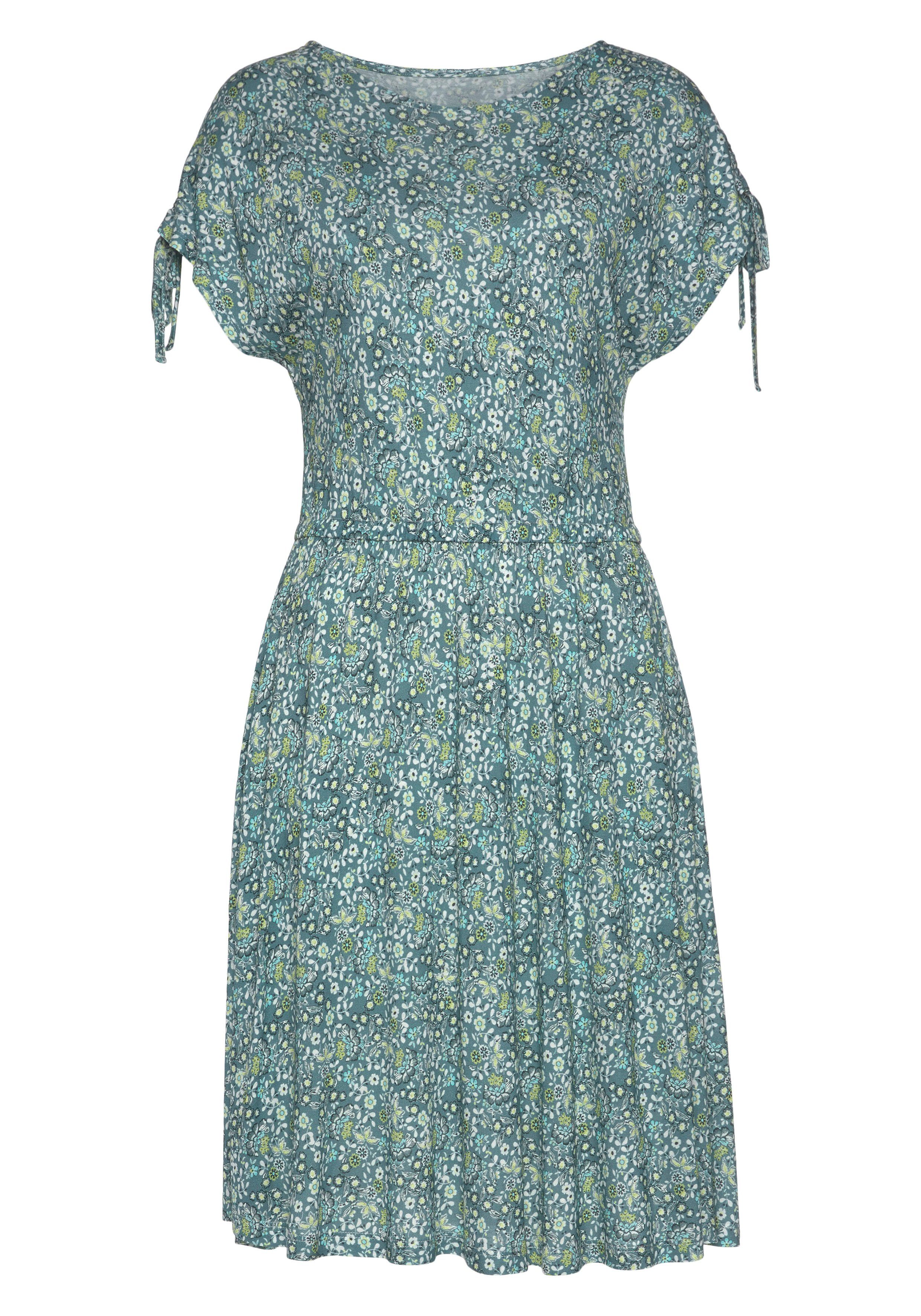 Vivance Jerseykleid mit Blümchendruck, lockeres Sommerkleid, günstig online kaufen