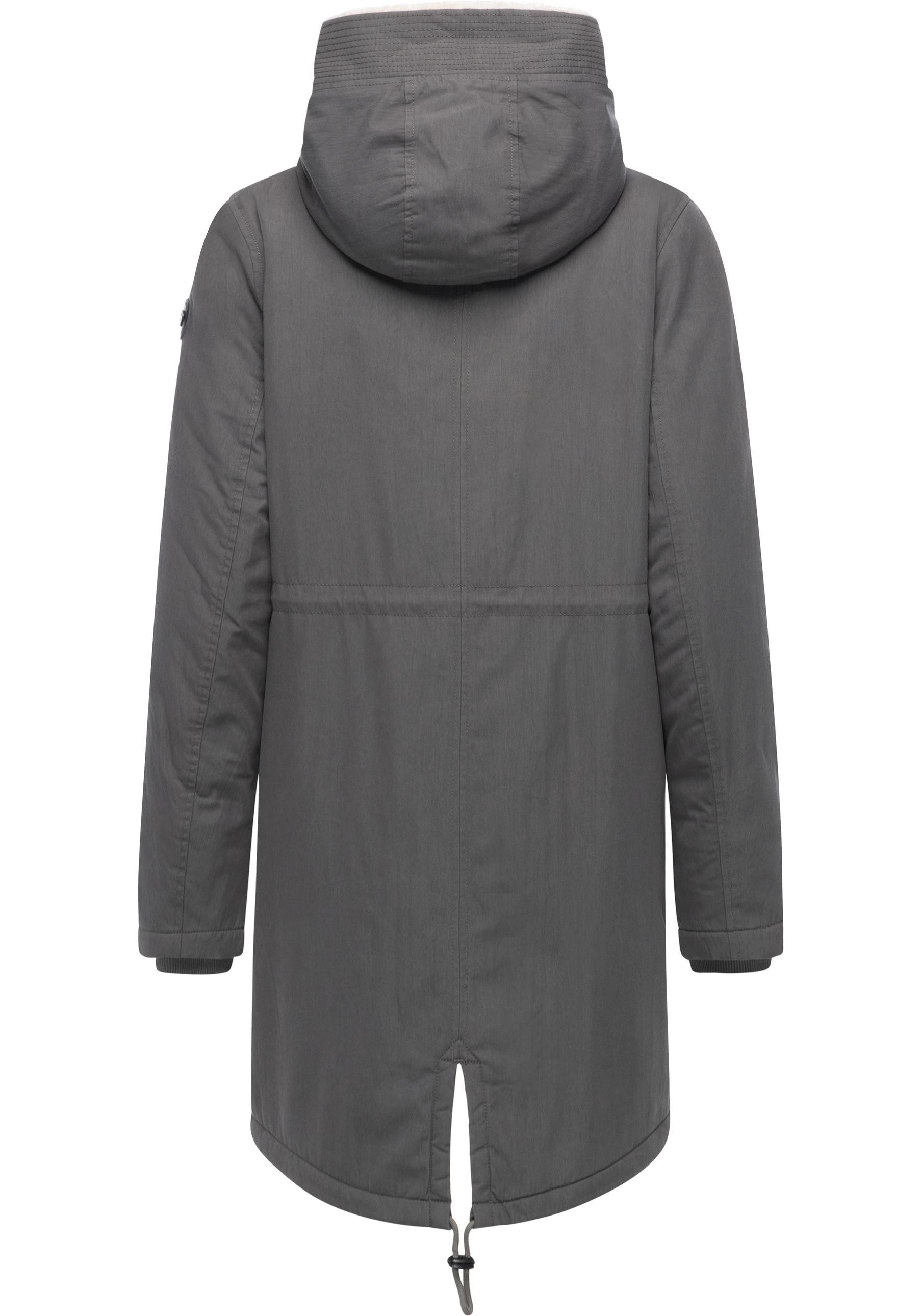 Ragwear Kurzmantel Coogle YOUMODO Kurzer Damen Wintermantel mit Rucksack-Trägern