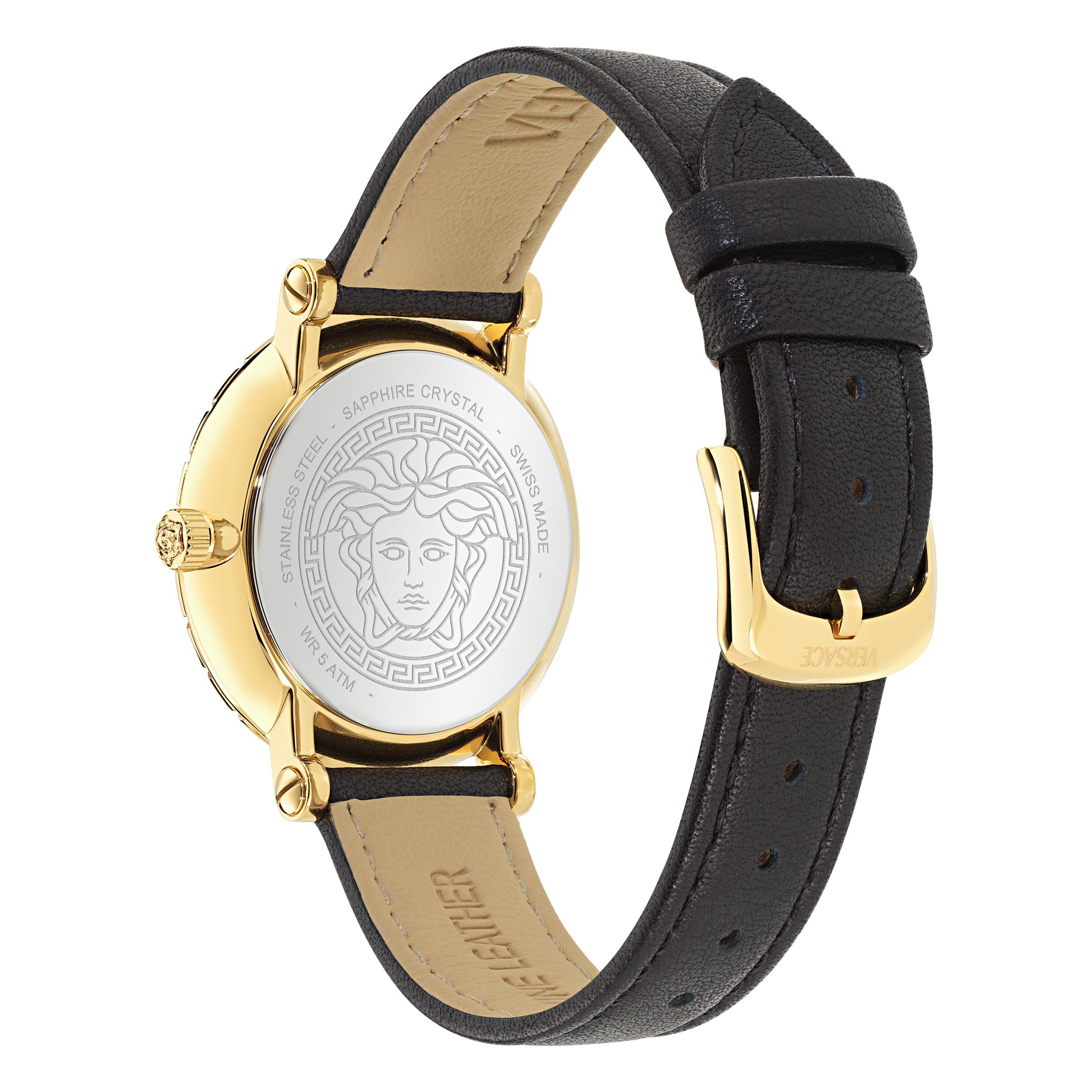 Versace Quarzuhr GRECA SPHERE NOVA VE5L00226, Armbanduhr, Damenuhr, Swiss Made, analog