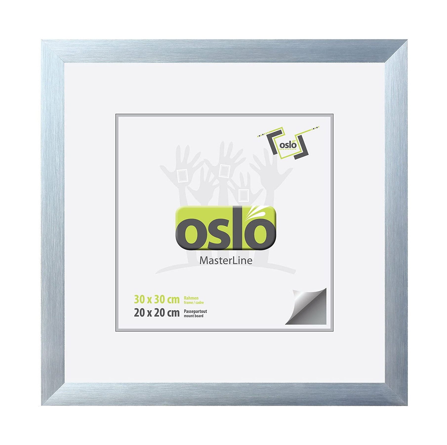 Oslo MasterLine Einzelrahmen Bilderrahmen quadratisch Aluminium günstig online kaufen