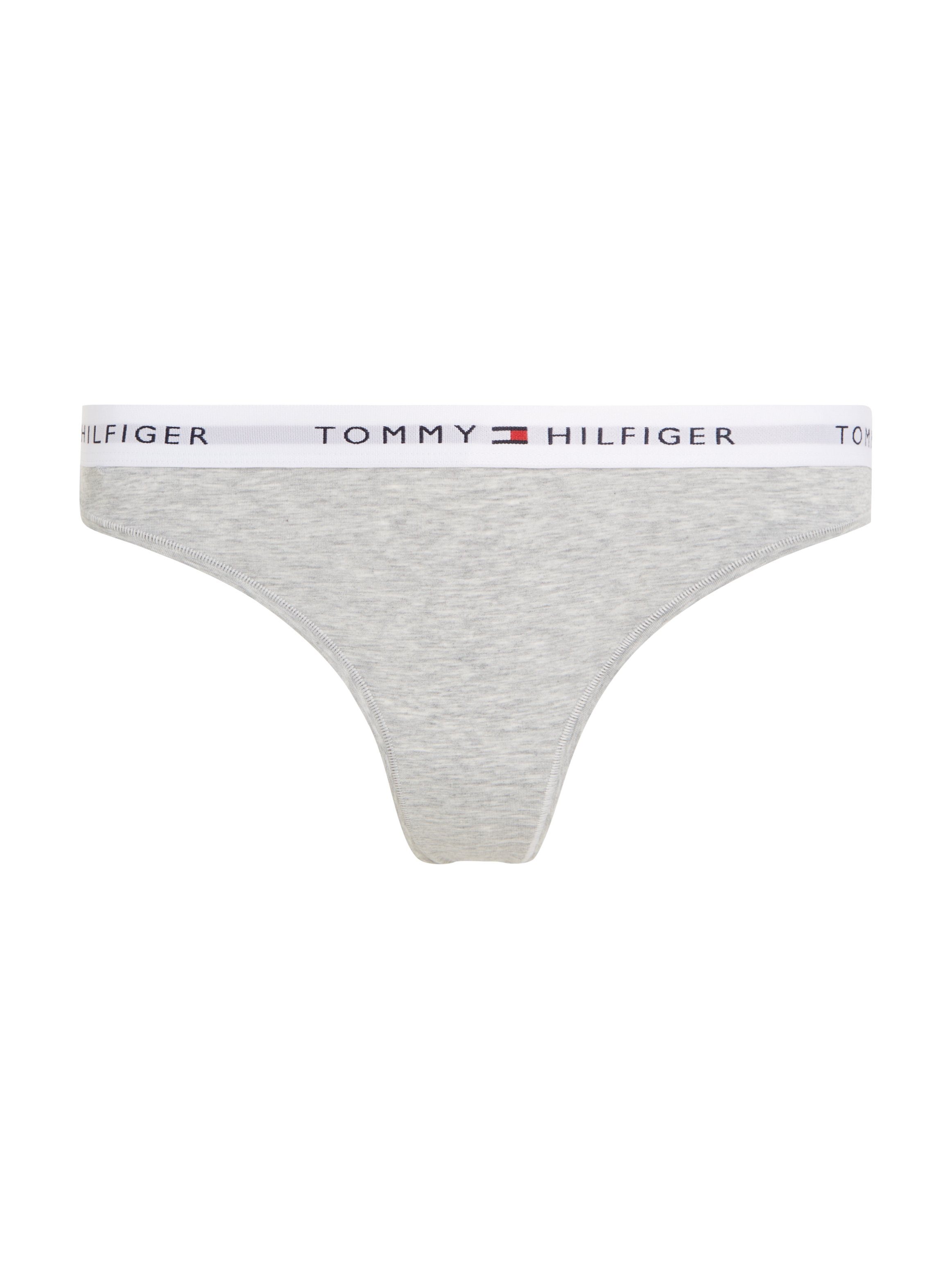 Heather Logo Taillenbund dem Underwear mit T-String Light Tommy Hilfiger auf Grey