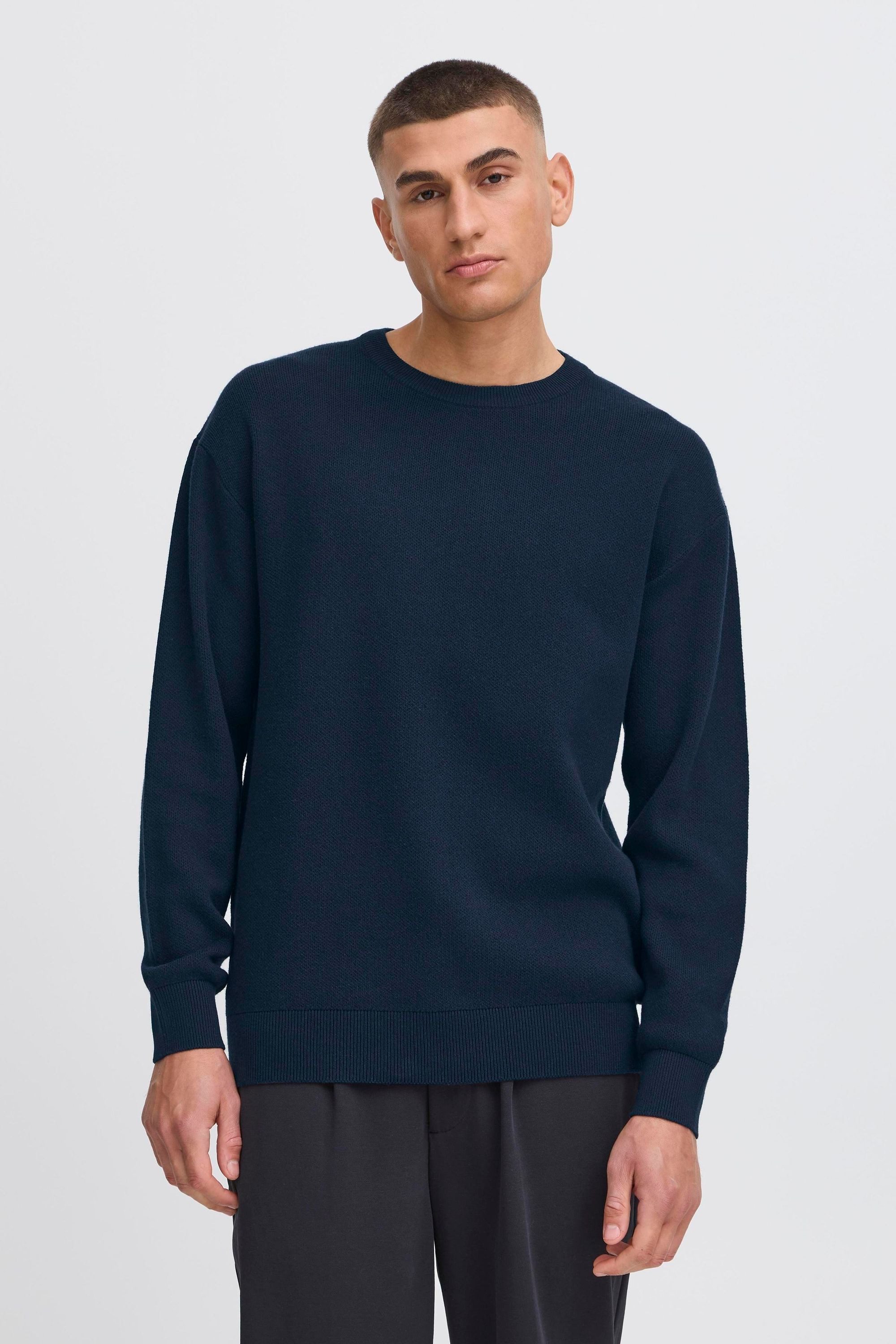 !Solid Strickpullover SDFinnetado Klassischer Sweater mit Rundhals-Ausschnitt