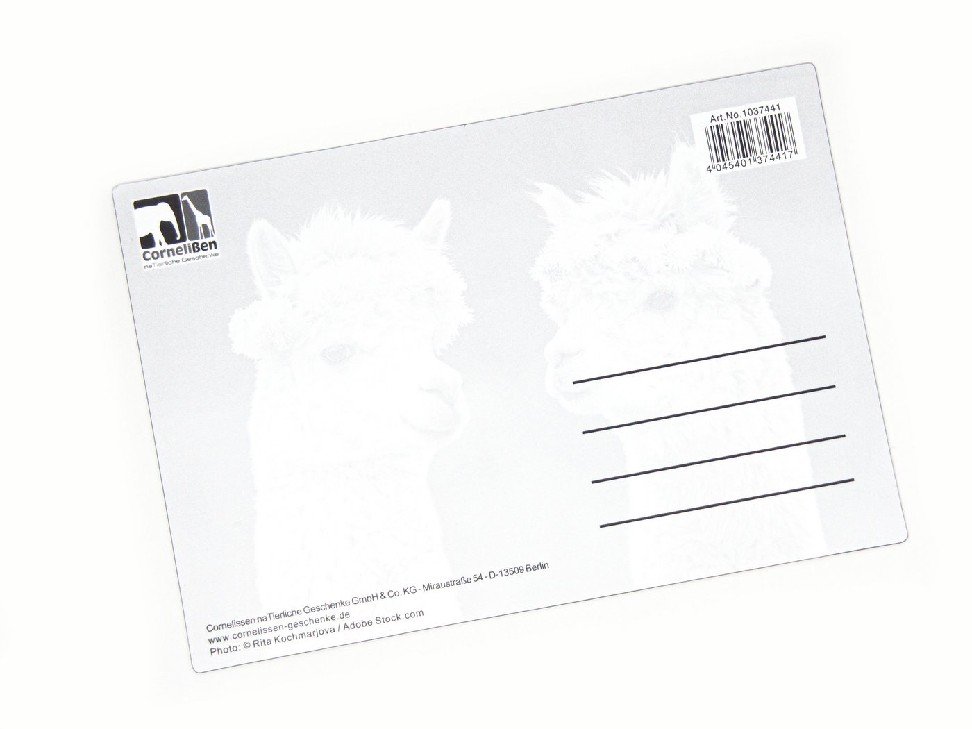 Thumbnail - Cornelißen Postkarte 3D Postkarte Alpakas, 3D