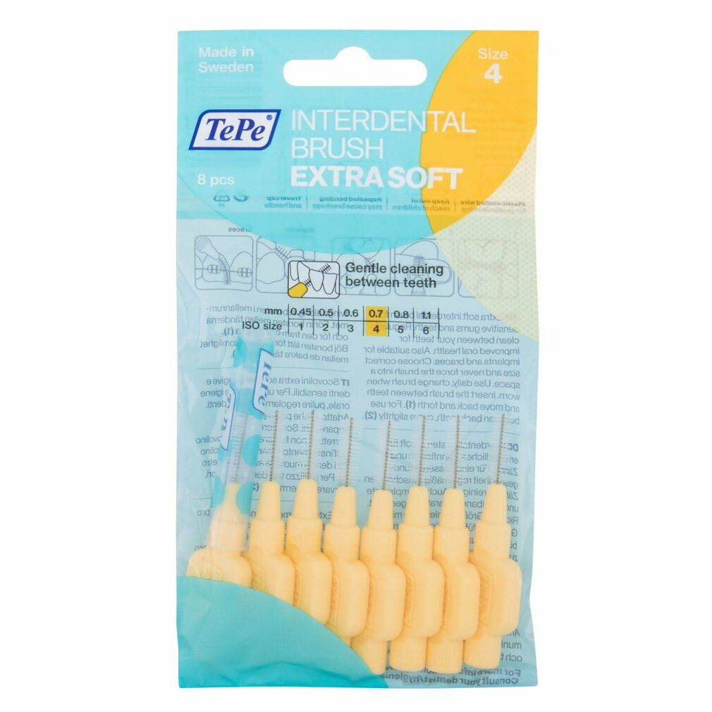 TePe Interdentalbürsten Interdentalbürste Extra Soft Gelb ISO Gr. 4