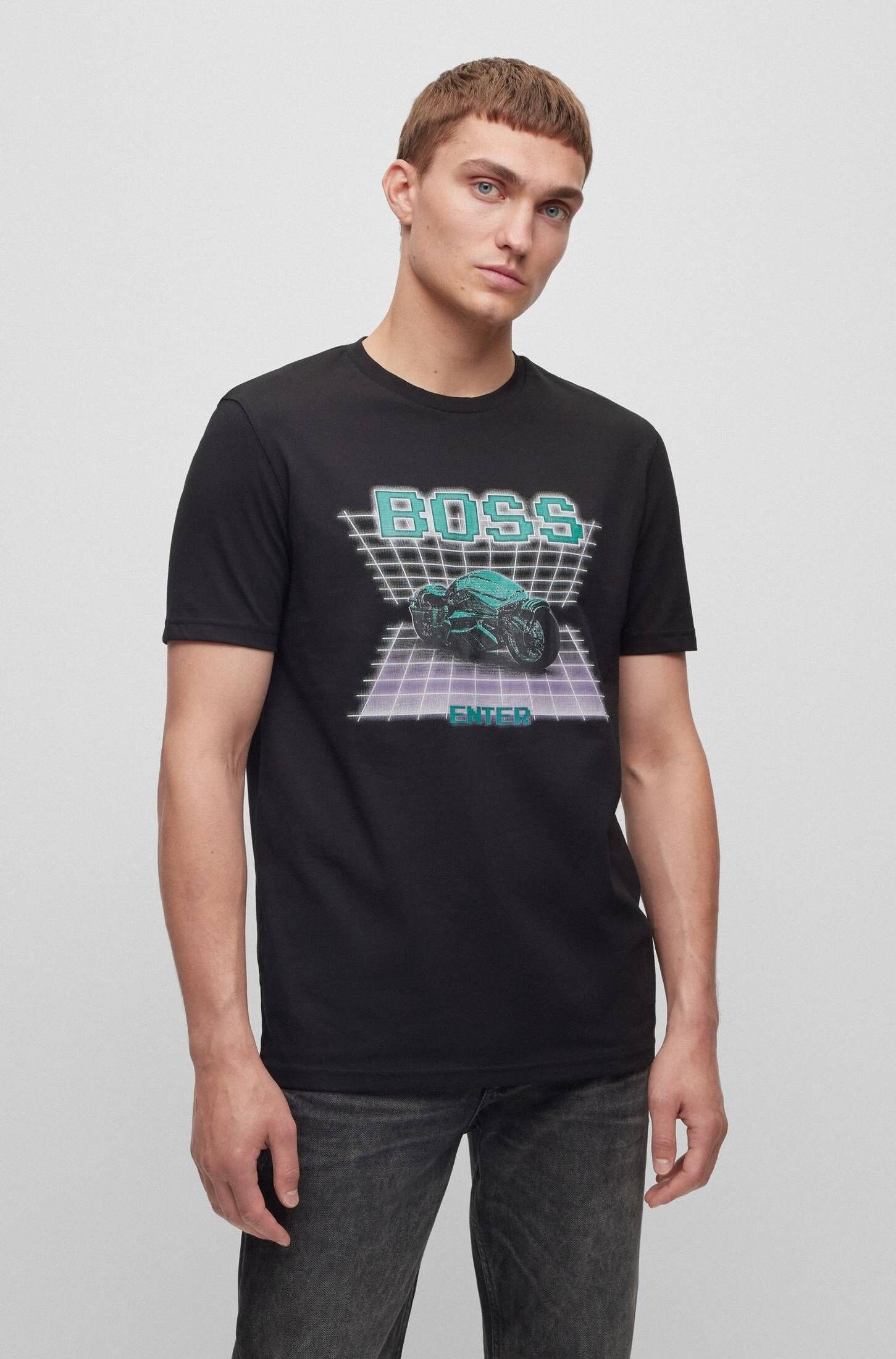 BOSS ORANGE BOSS T-Shirt T-Shirt (1-tlg) Herren TEENTER