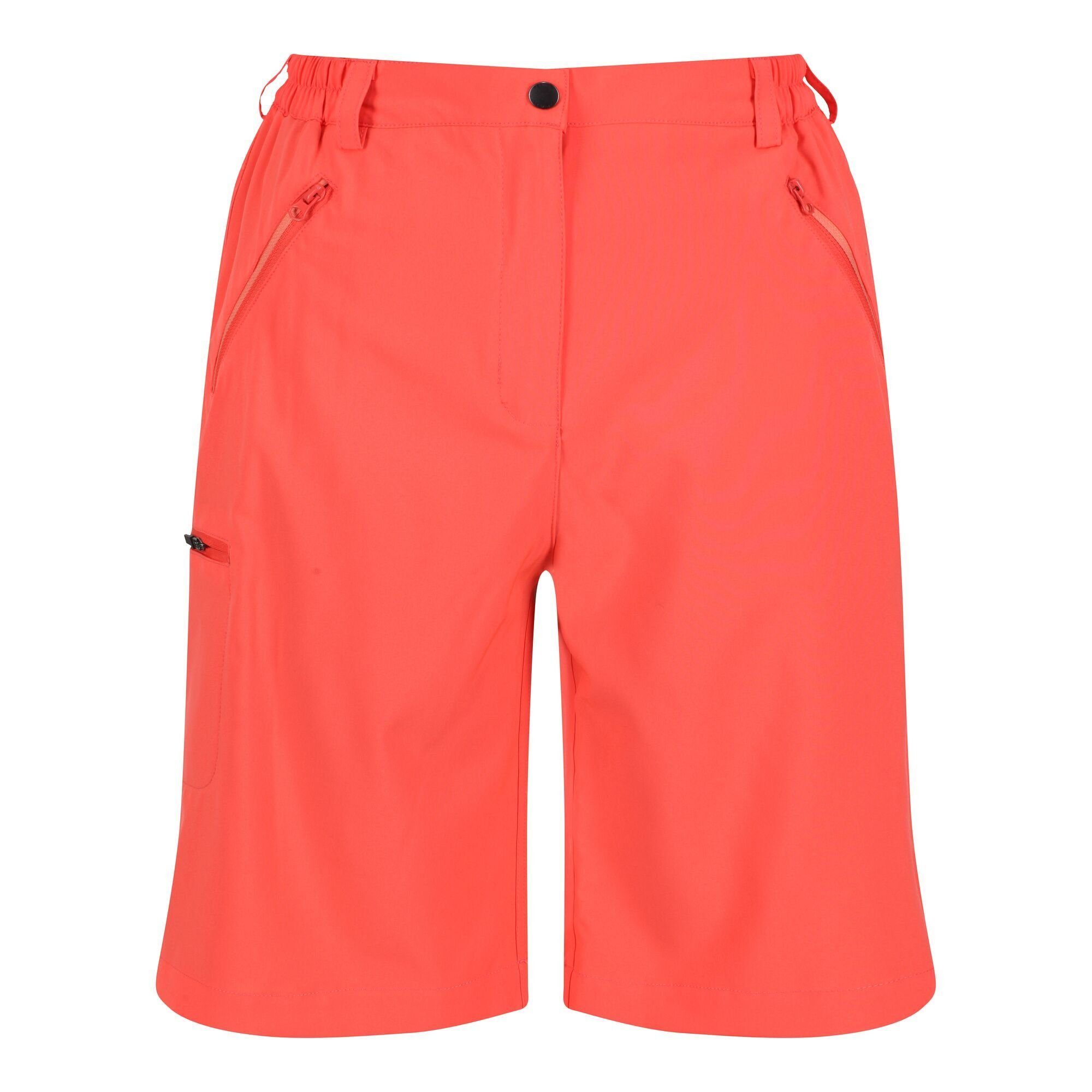 atmungsaktiv Outdoorhose Regatta Lt und Xert schnelltrocknend für Neon Damen, Bermuda Peach