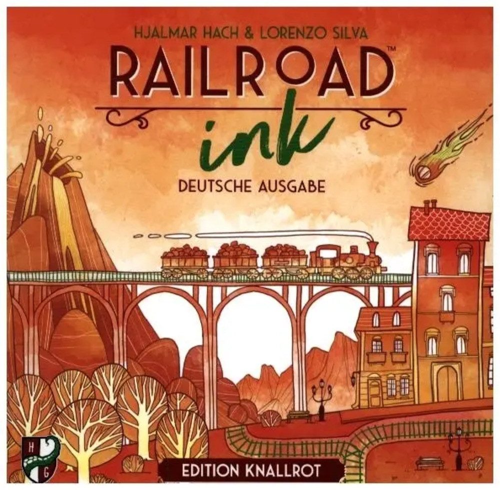Spiel Railroad Ink: Edition Knallrot