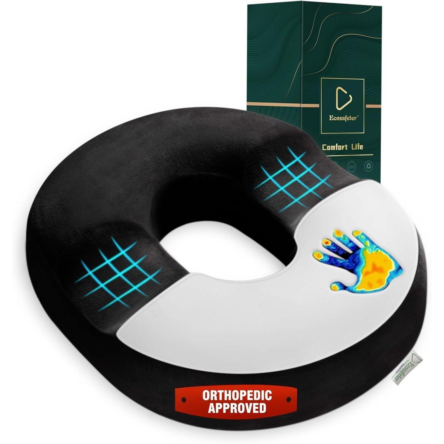 LuxusKollektion Подушки Hämorrhoiden Подушки Memoryschaum Donut-Kissen Schwangerschaft