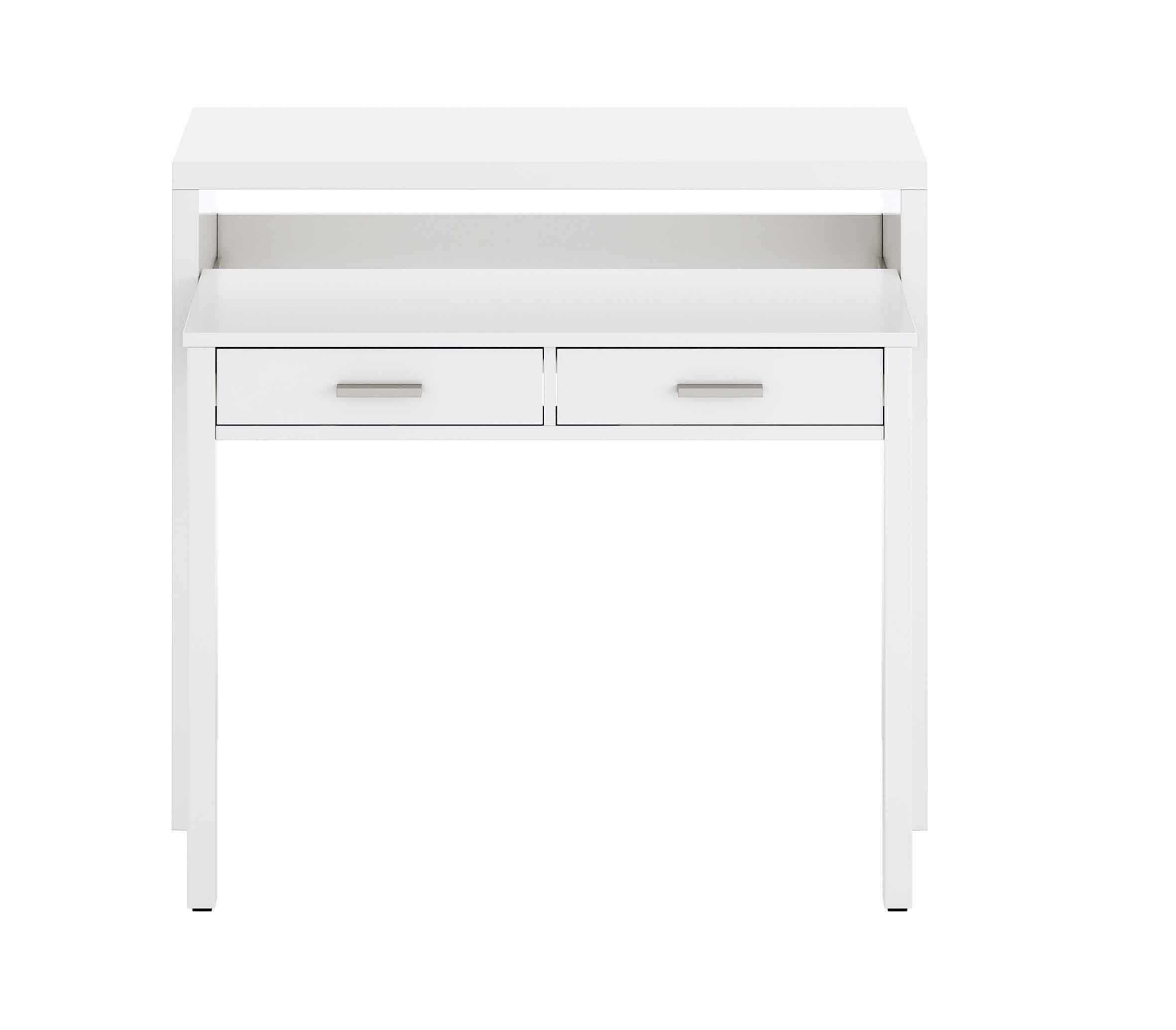 habeig Regal-Schreibtisch Schreibtisch + Kommode ausziehbar Design 100cm Fl günstig online kaufen