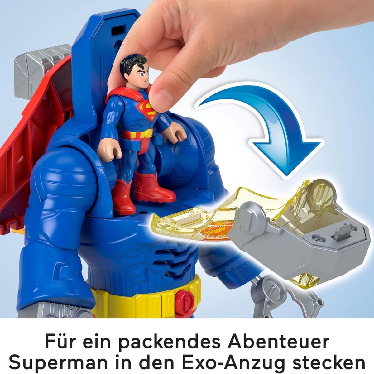 Mattel® Actionfigur Mattel JCT47 DC Super Frieds Fisher-Price - Imaginext Interaktiver Rob – Bild 4 von 5