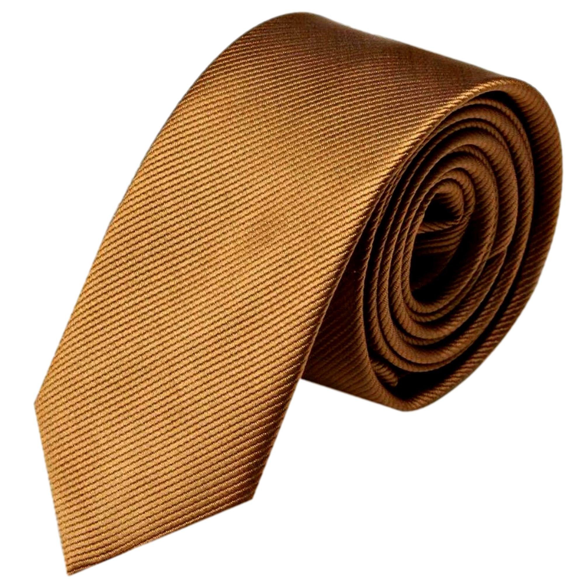 GASSANI Krawatte Schmale Männer Slim-Fit Gestreifte Uni Rips Rippen Herren-Krawatte (1-St., Feine Streifen, Businesskrawatte) Männer-Schlips, Seide-Touch, moderne 6cm oder 8cm Ripskrawatte