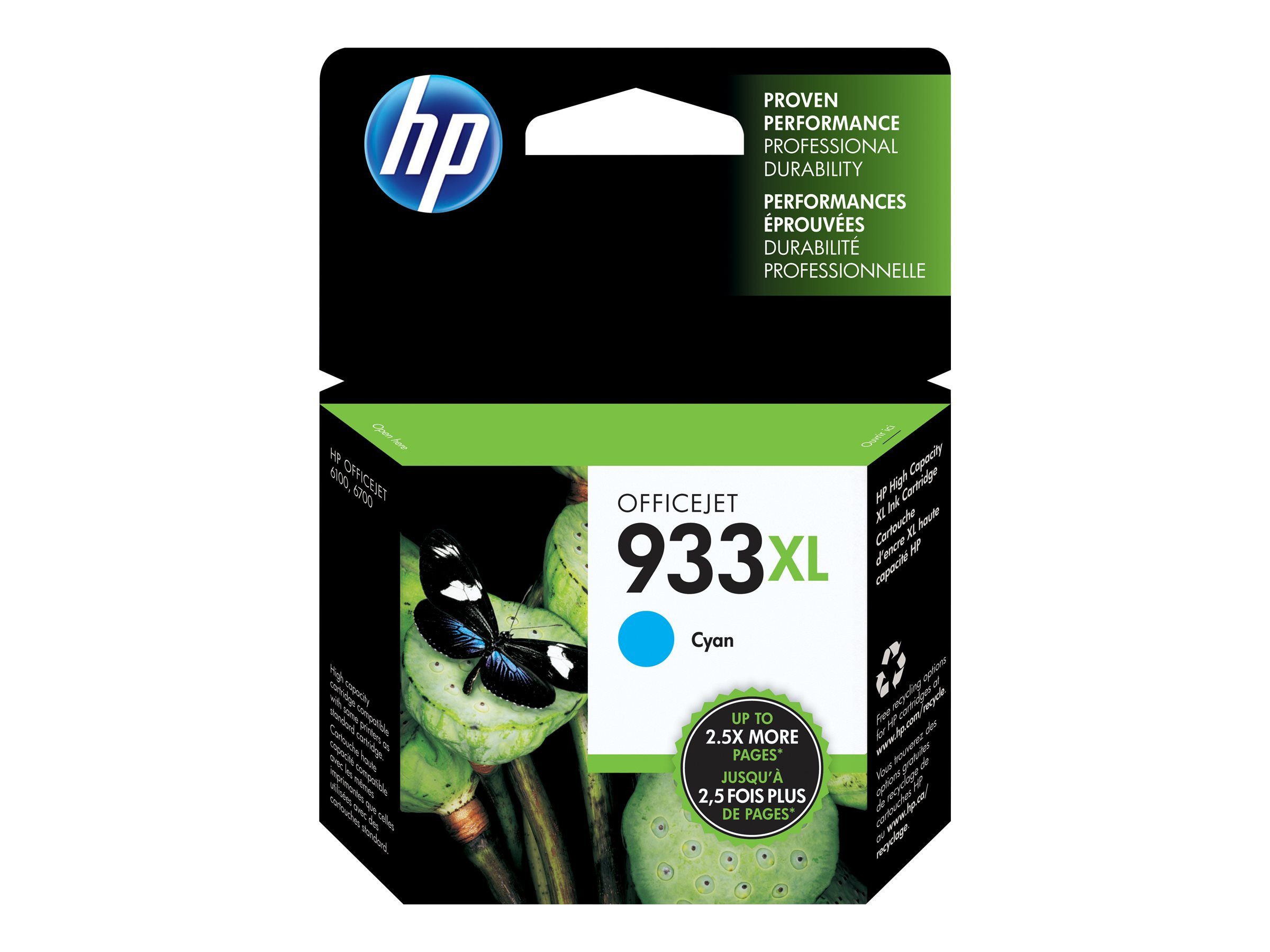 HP Druckerpatronen Original HP 933XL Cyan (CN054AE) Tintenpatrone